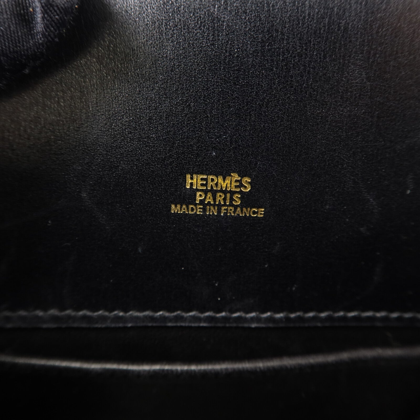 HERMES Box皮革Kelly Sport PM肩背袋Noir
