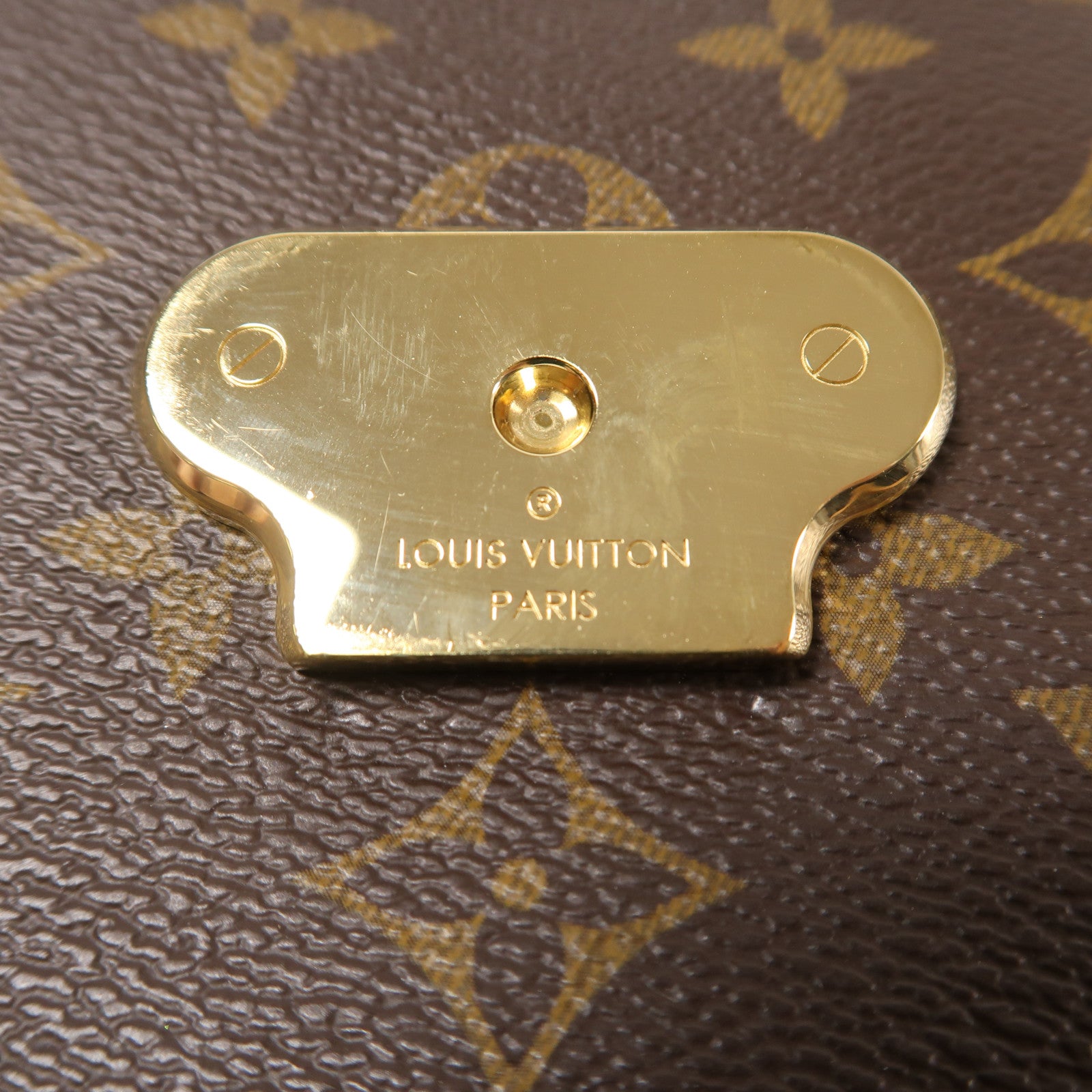 LOUIS VUITTON Monogram Saint Placide金扣肩背袋