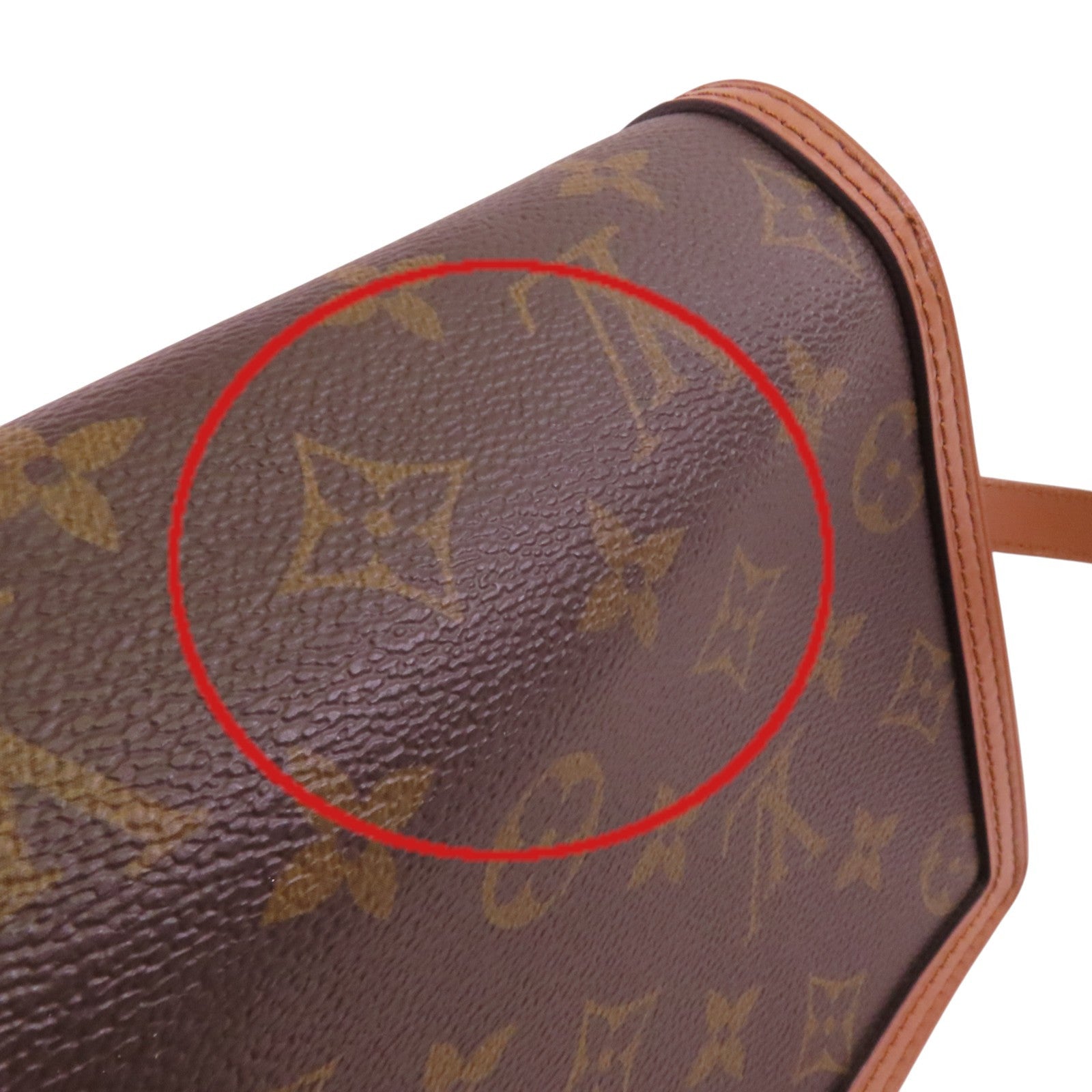 LOUIS VUITTON Monogram Reverse Mini Dauphine金扣肩背袋