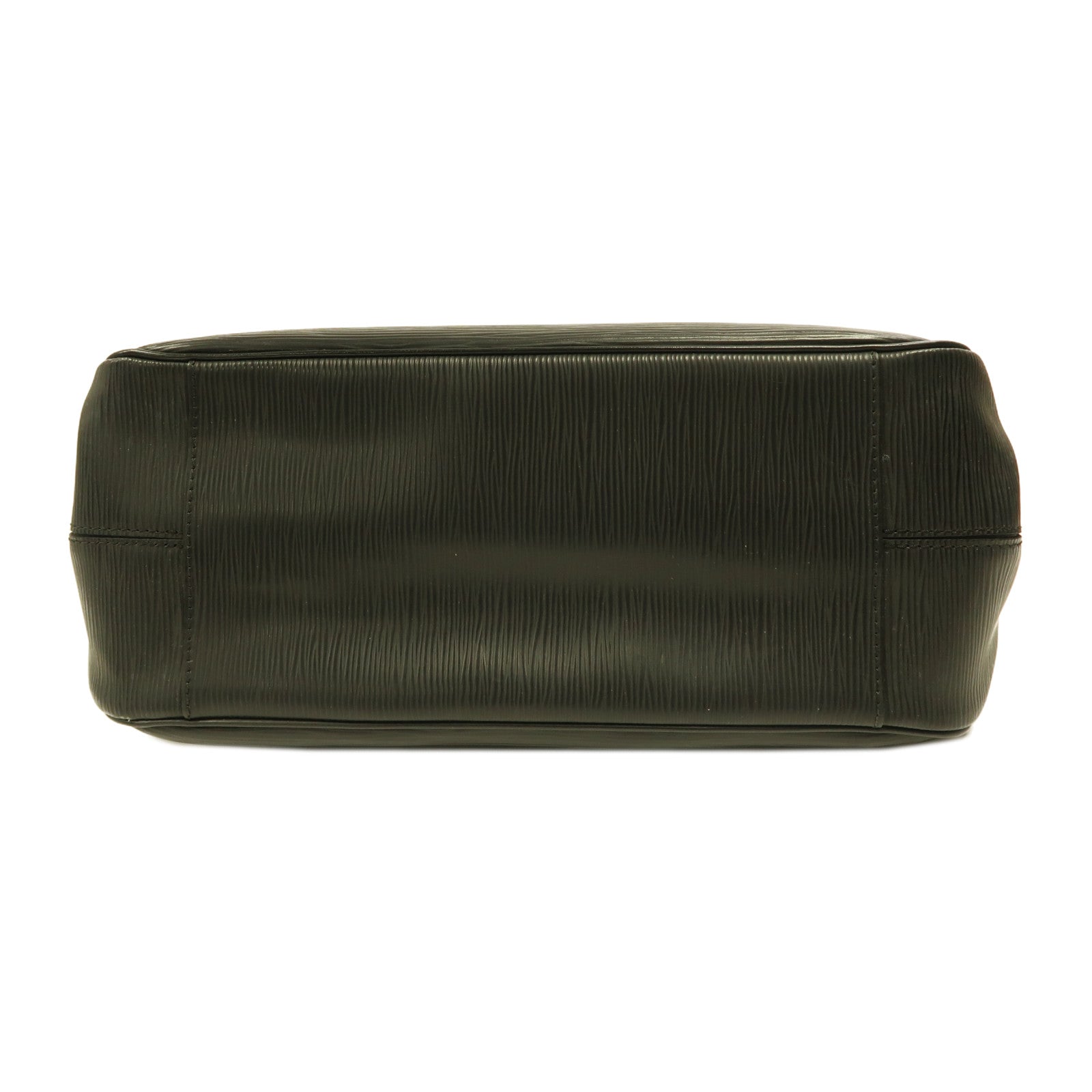 LOUIS VUITTON Epi皮革Passy PM銀扣手挽袋黑色