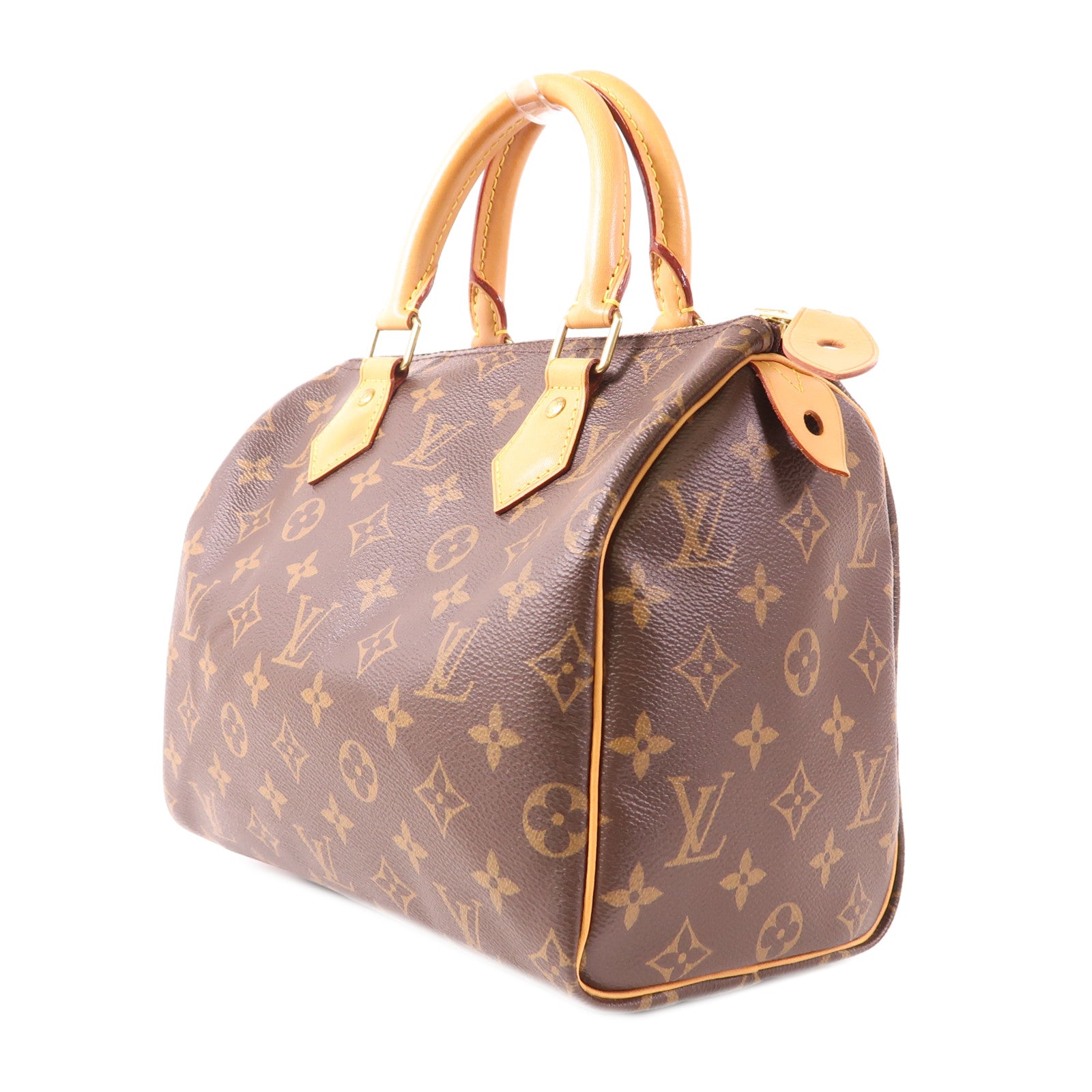 LOUIS VUITTON Monogram Speedy 25金扣手挽袋