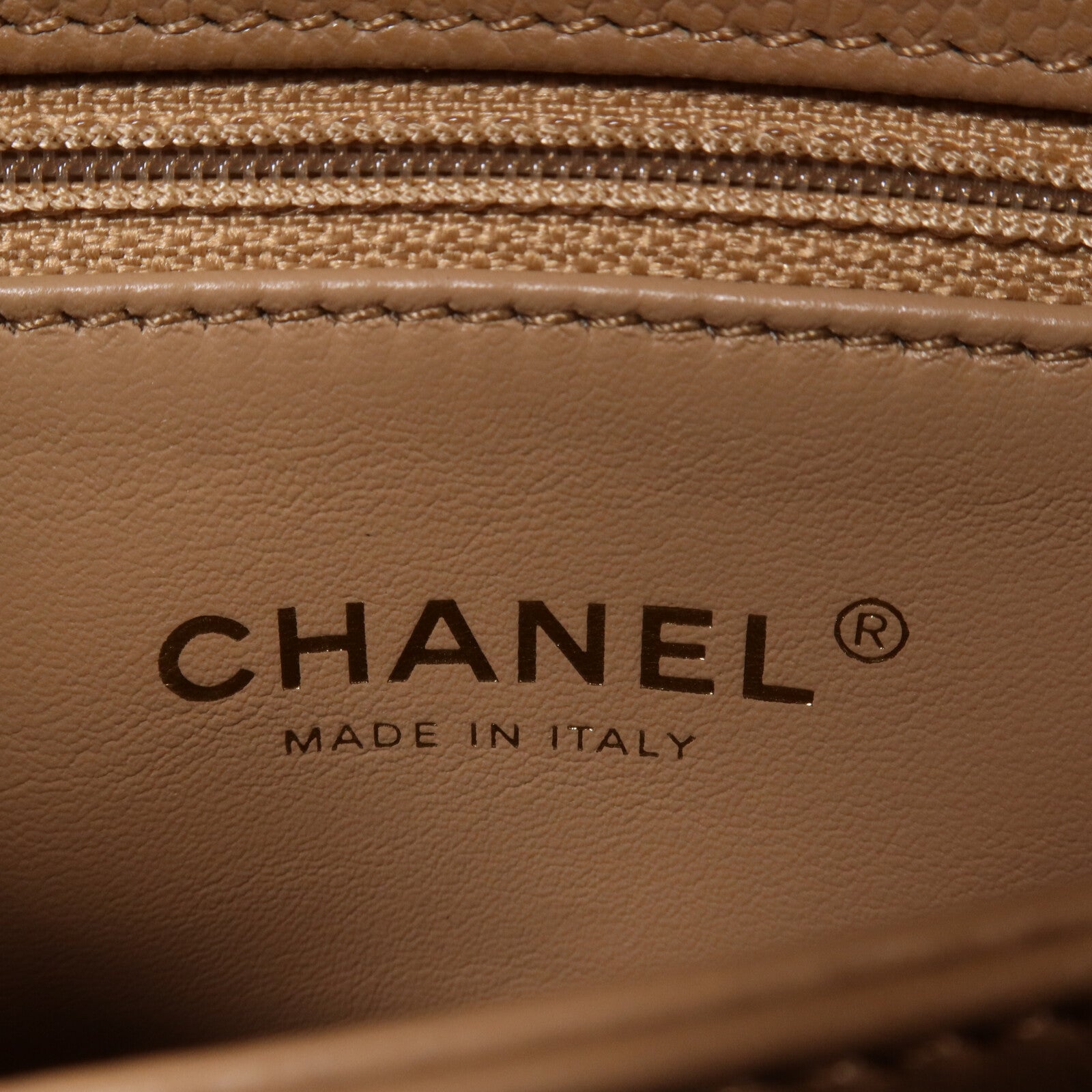 CHANEL 牛皮皮革Mini Coco Handle鏈帶手挽肩背兩用袋