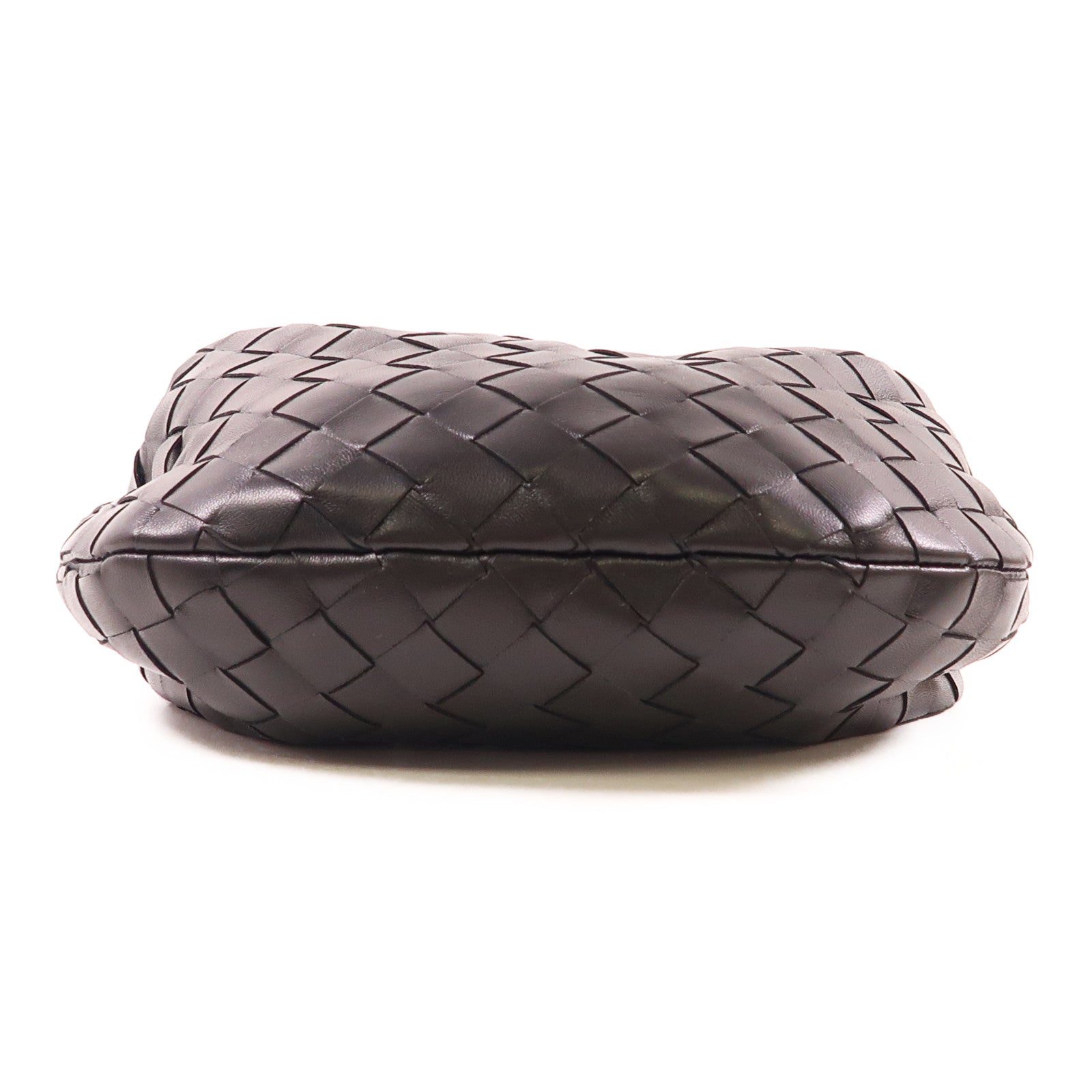 BOTTEGA VENETA 織紋皮革Mini Jodie金扣手挽袋