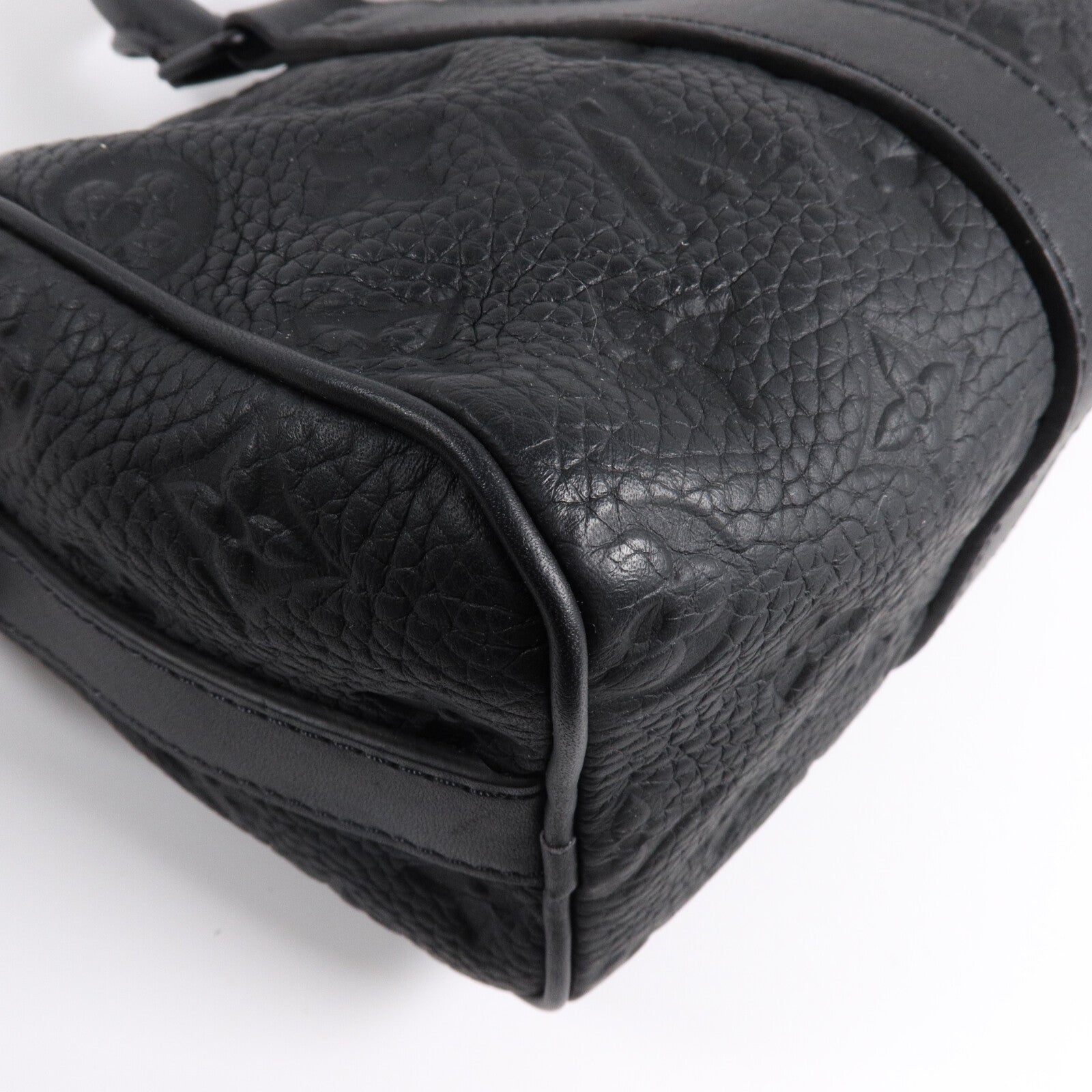 LOUIS VUITTON Monogram Taurillon Keepall Bandouliere 25手挽肩背兩用袋