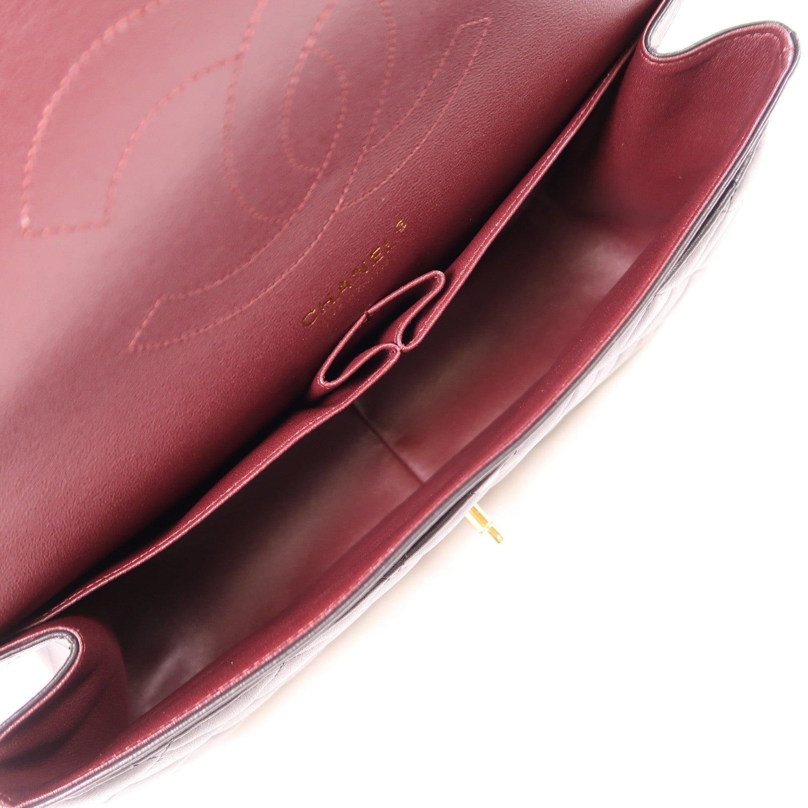 CHANEL CC GHW Maxi Classic Chain Shoulder Bag A5860 Lambskin Leather Black