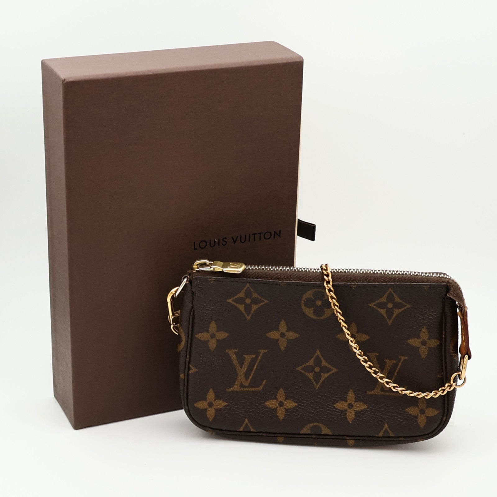 LOUIS VUITTON Monogram Mini Pochette Accessoires手挽袋