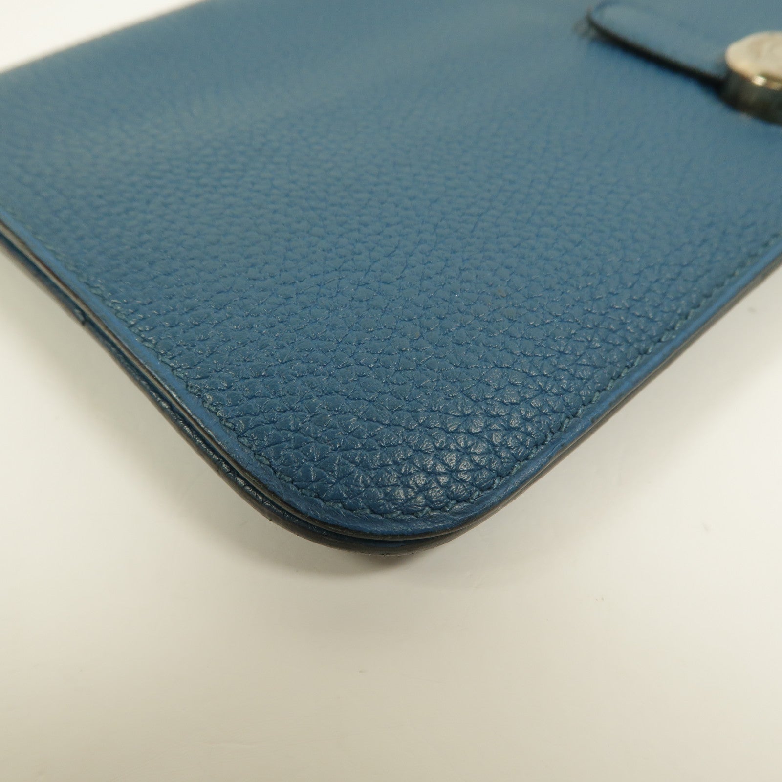 HERMES Clemence皮革Dogon MM長錢包Colvert