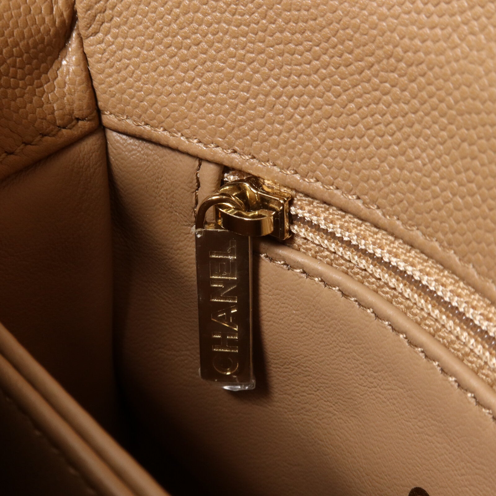 CHANEL 牛皮皮革Mini Coco Handle鏈帶手挽肩背兩用袋