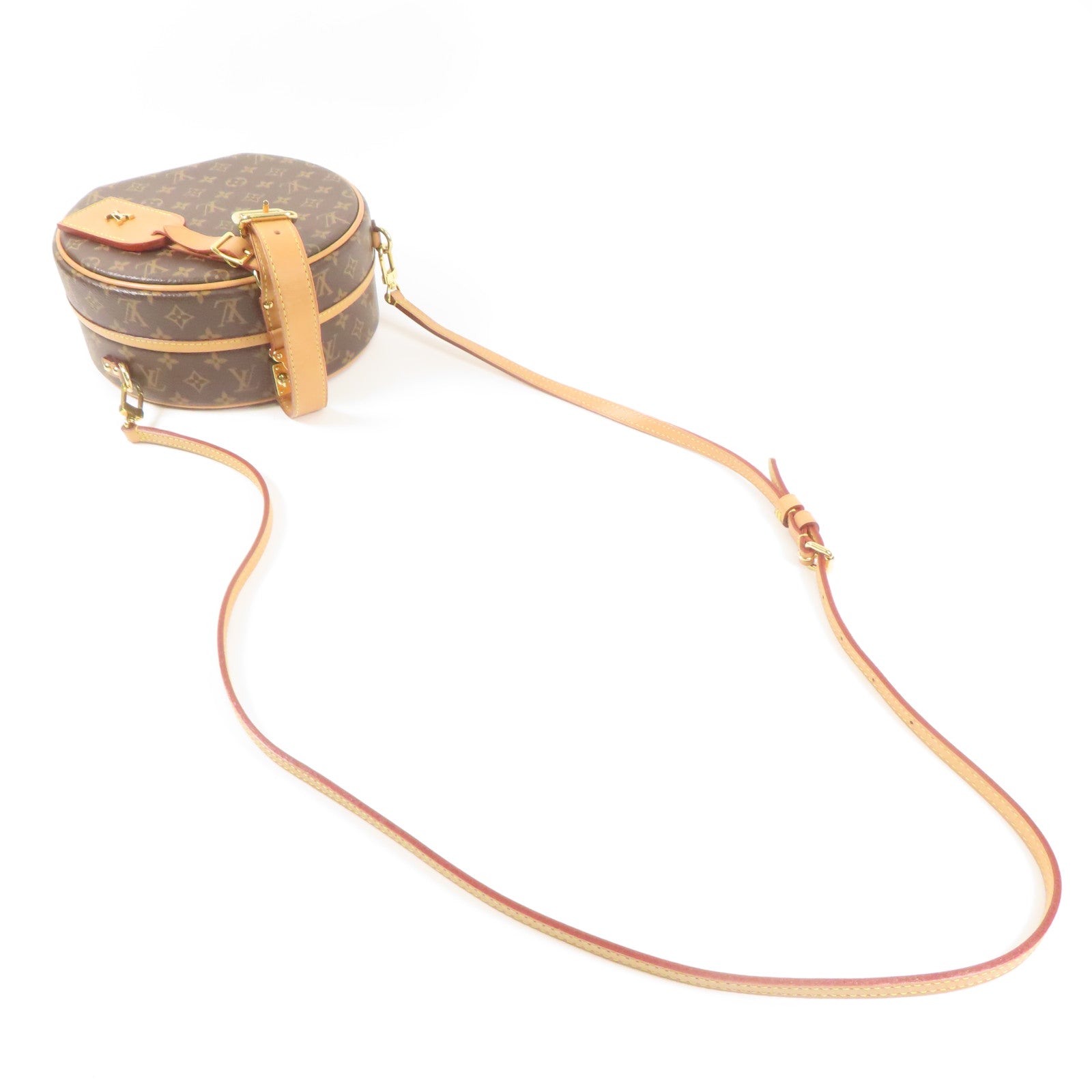 LOUIS VUITTON 【激減優惠】Monogram Petite Boite Chapeau金扣手挽肩背兩用袋