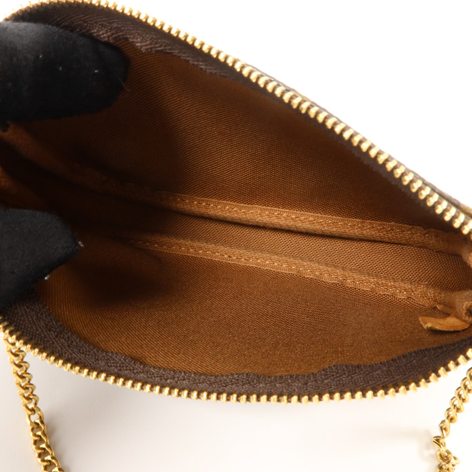 LOUIS VUITTON Monogram Mini Pochette Accessoires金扣手挽袋