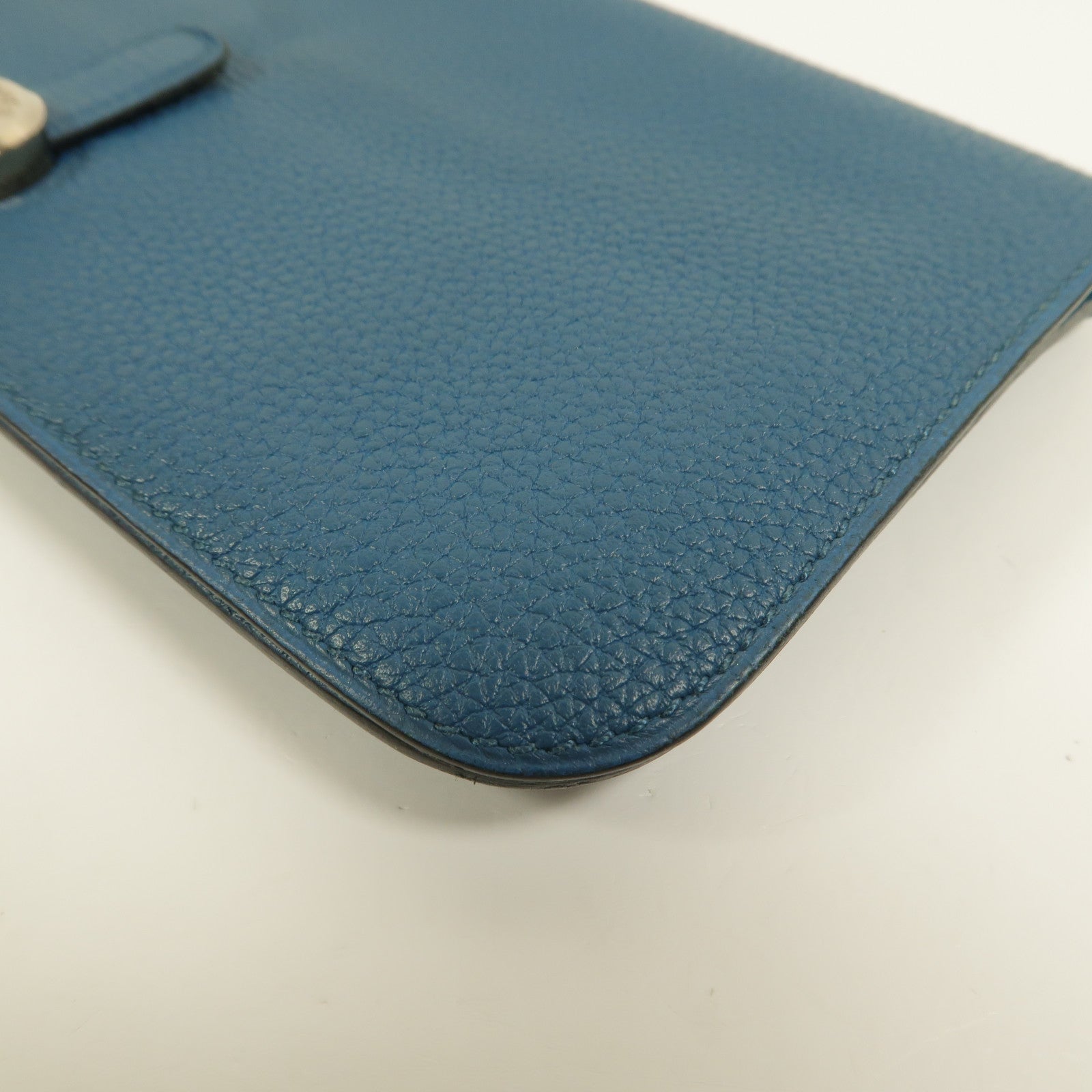 HERMES Clemence皮革Dogon MM長錢包Colvert