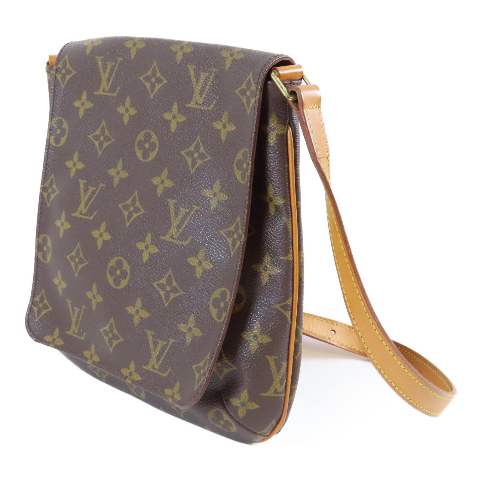 LOUIS VUITTON 【激減優惠】Monogram Musette Salsa金扣肩背袋啡色