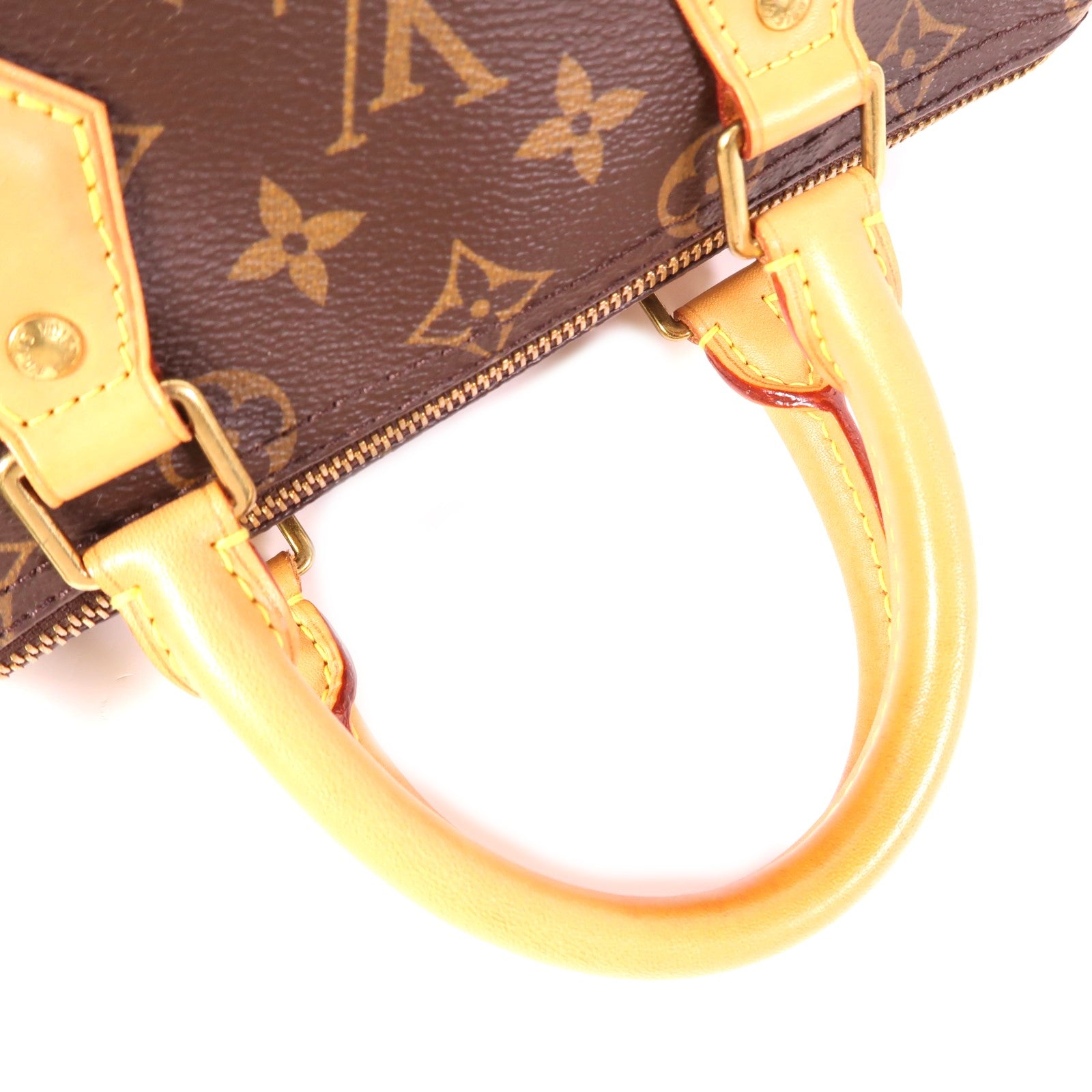 LOUIS VUITTON Monogram Speedy 25金扣手挽袋