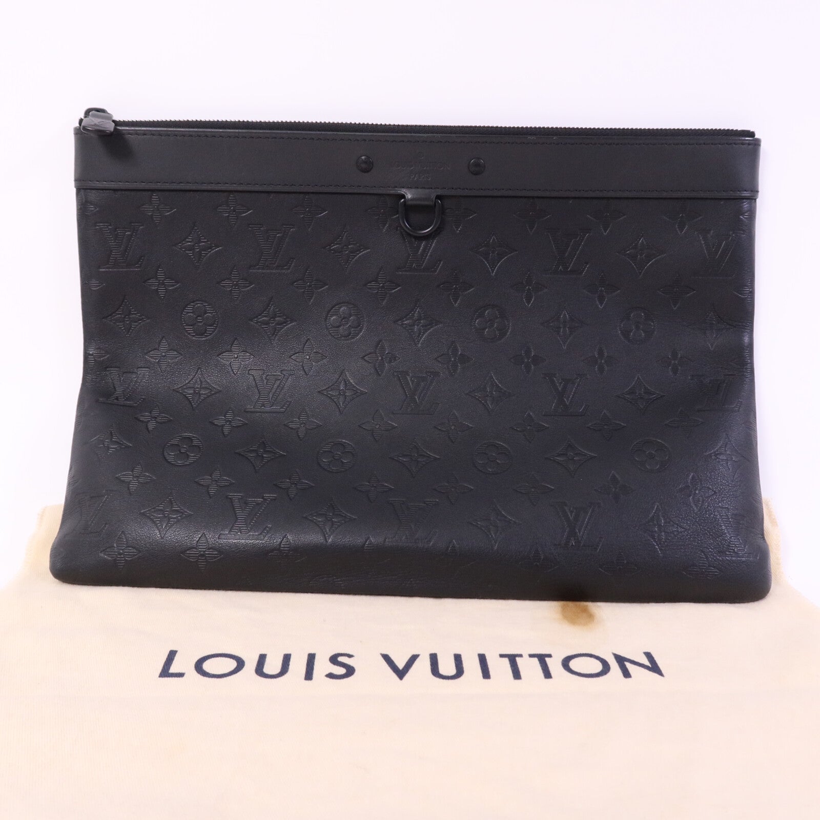 LOUIS VUITTON Monogram Shadow Pochette Discovery手拿包