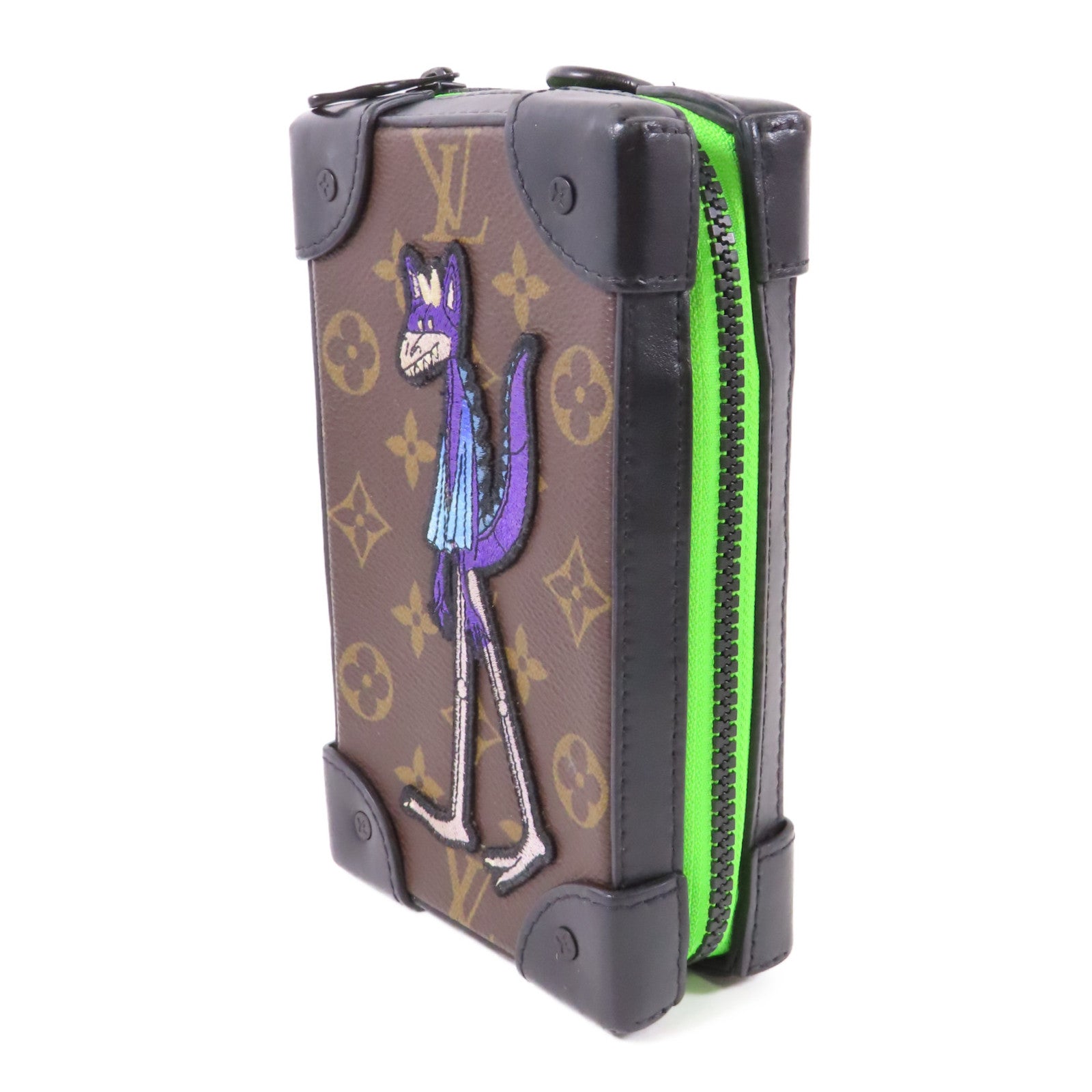 LOUIS VUITTON LV GHW Soft Trunk Phone Box Shoulder Bag M80144 Monogram Brown