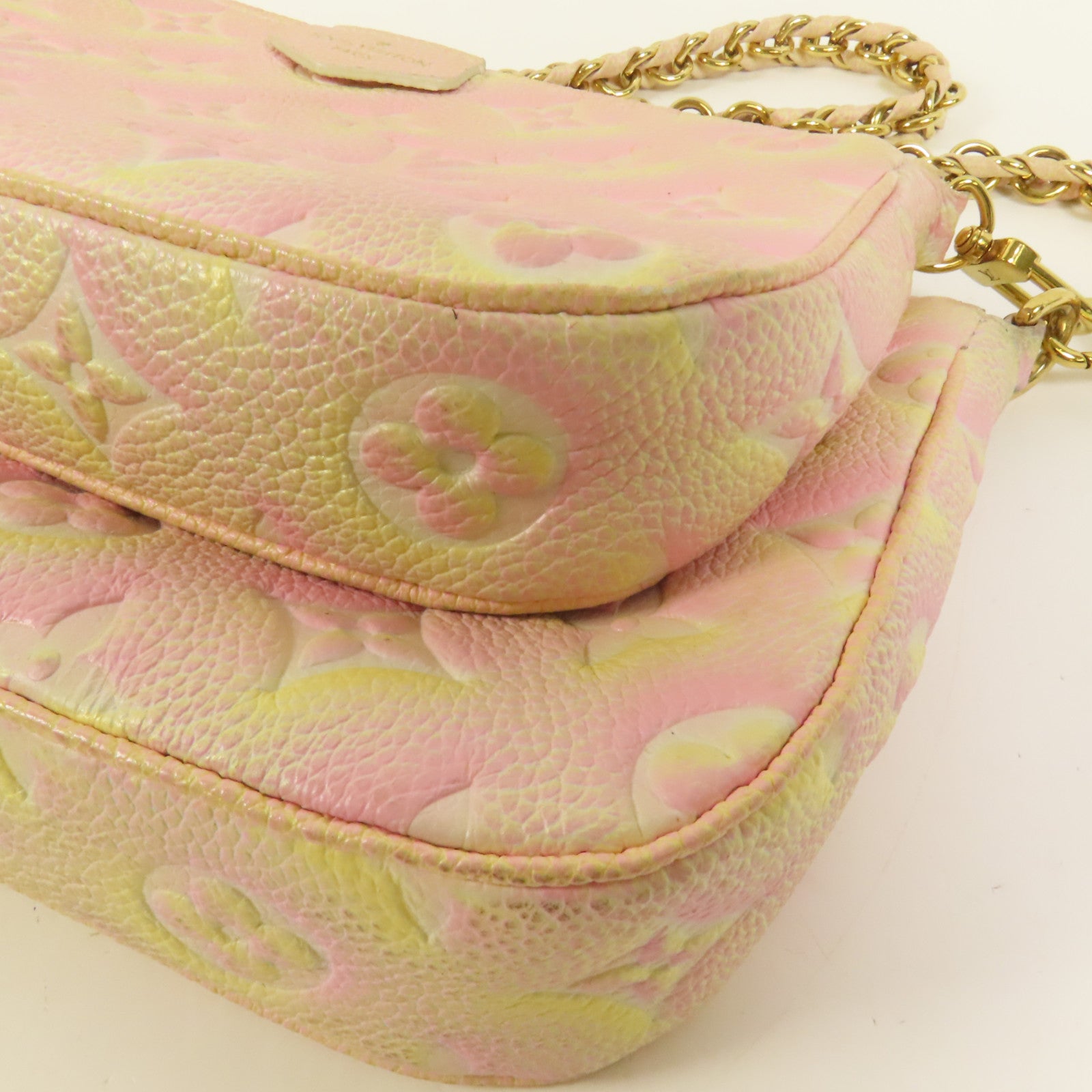 LOUIS VUITTON Monogram Empreinte Multi Pochette Accessoires手挽肩背兩用袋
