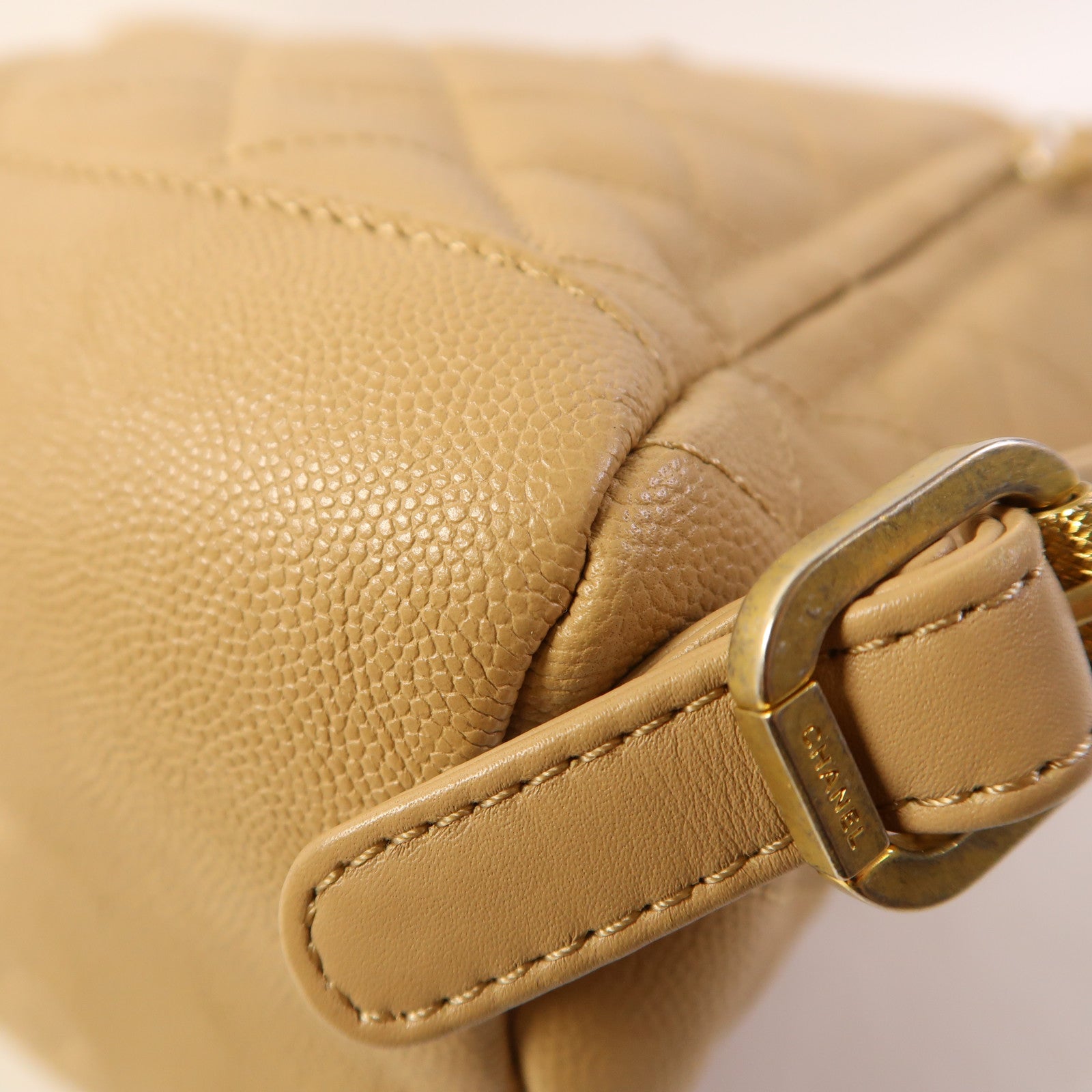 CHANEL 牛皮皮革Filigree Backpack金扣背包