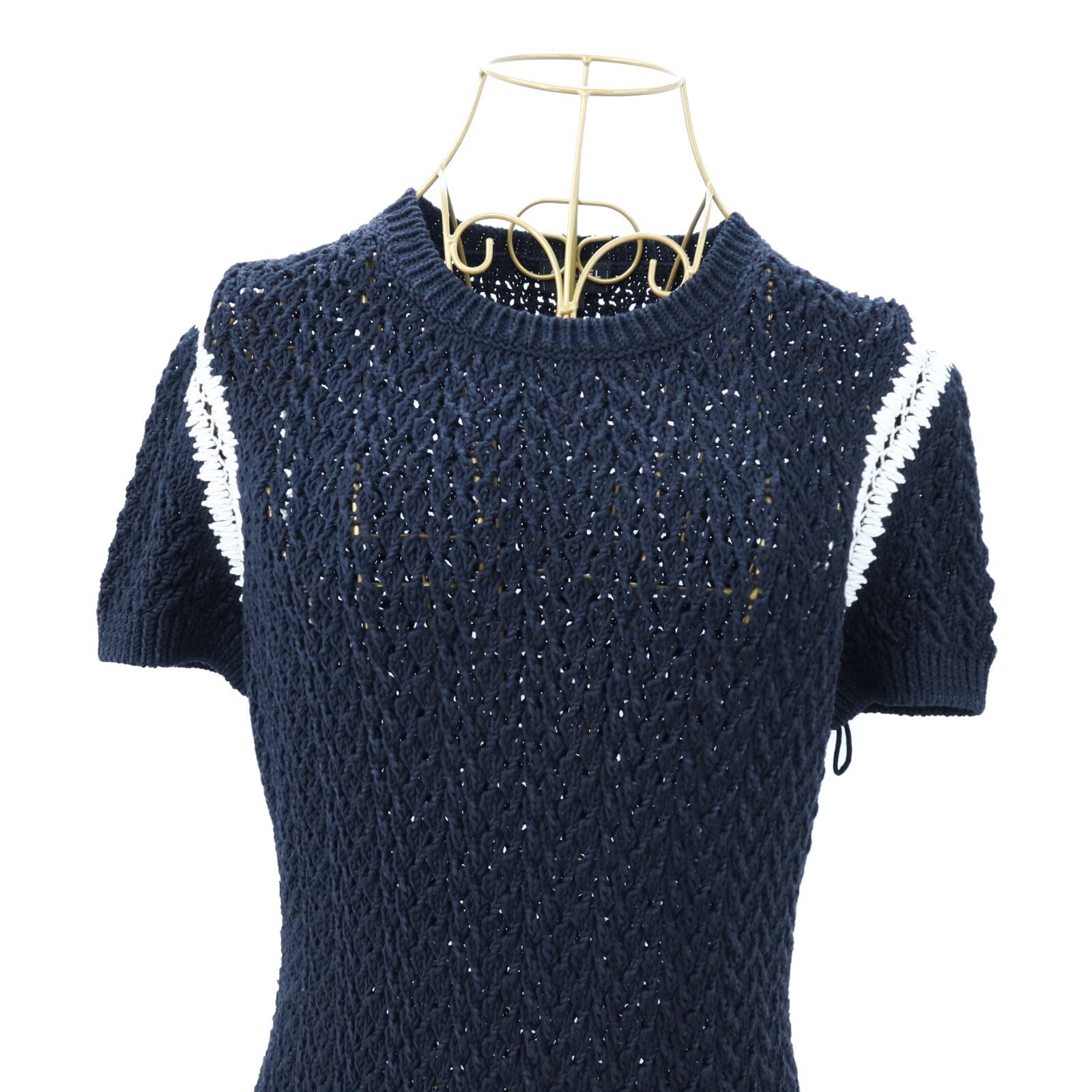 CHANEL Silk/Cotton Knit Dress連身裙