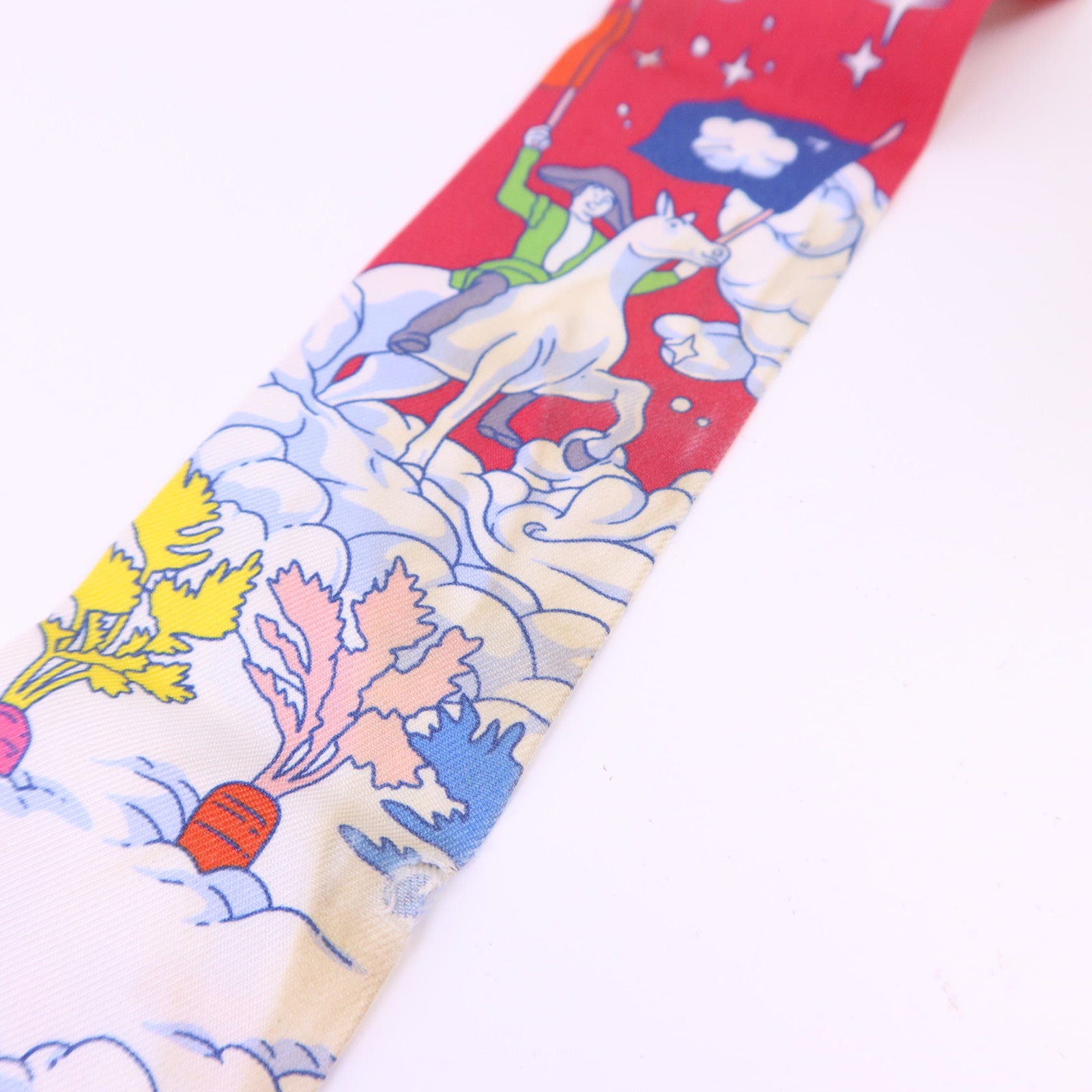 HERMES 絲質Twilly絲巾