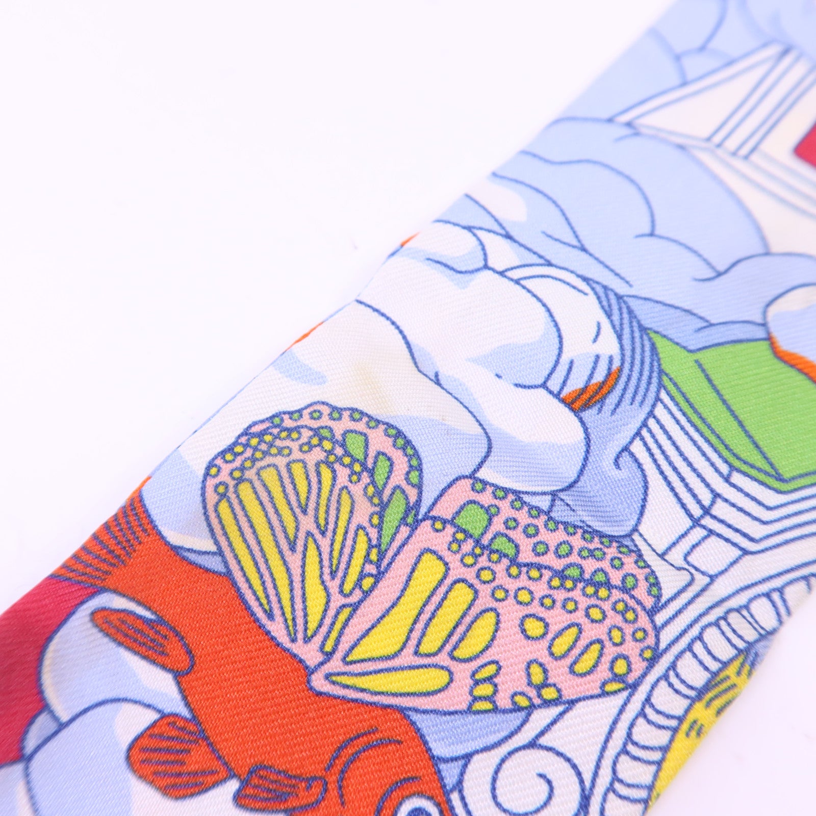 HERMES 絲質Twilly絲巾