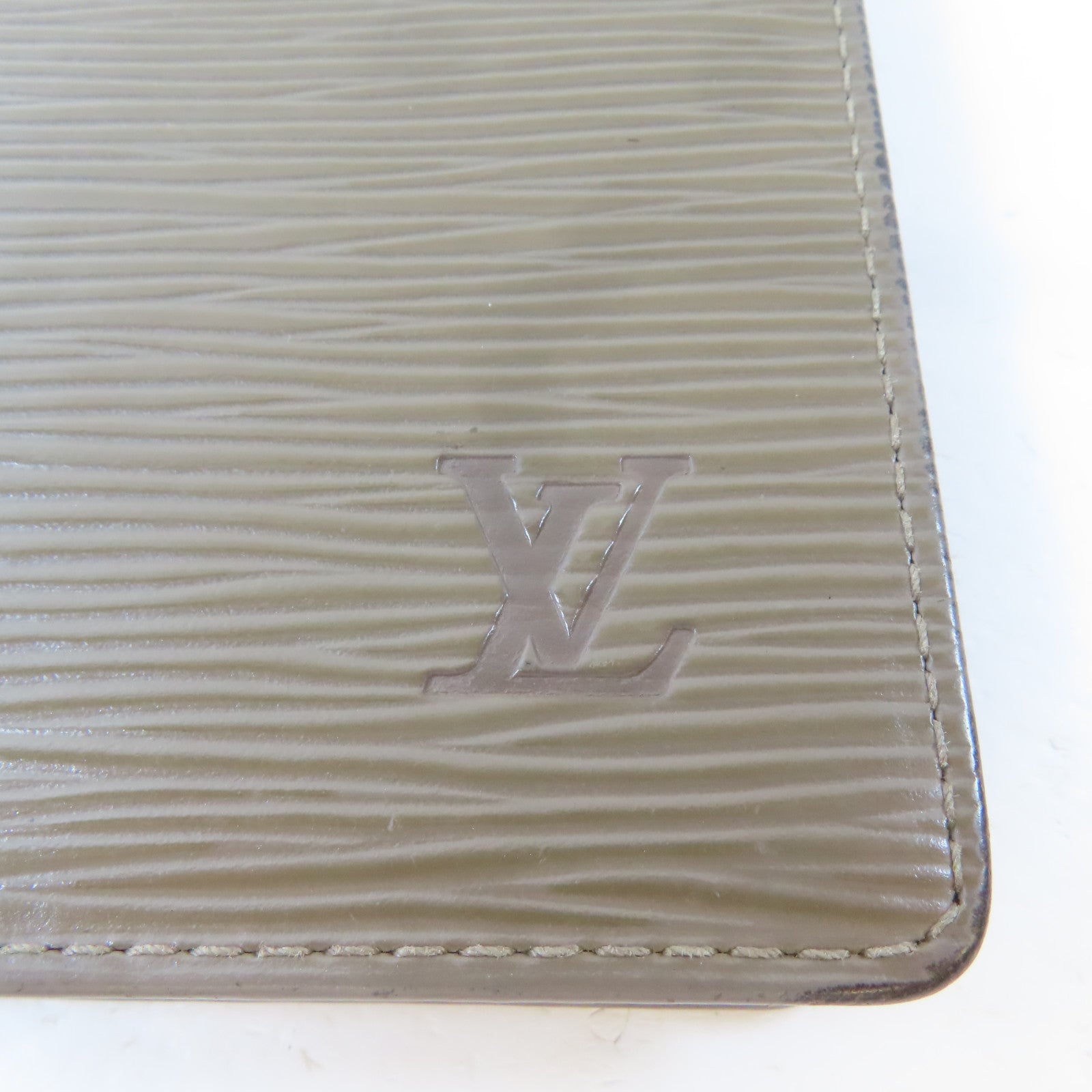 LOUIS VUITTON Epi Porte Cartes Credit "Poivre"長錢包啡色