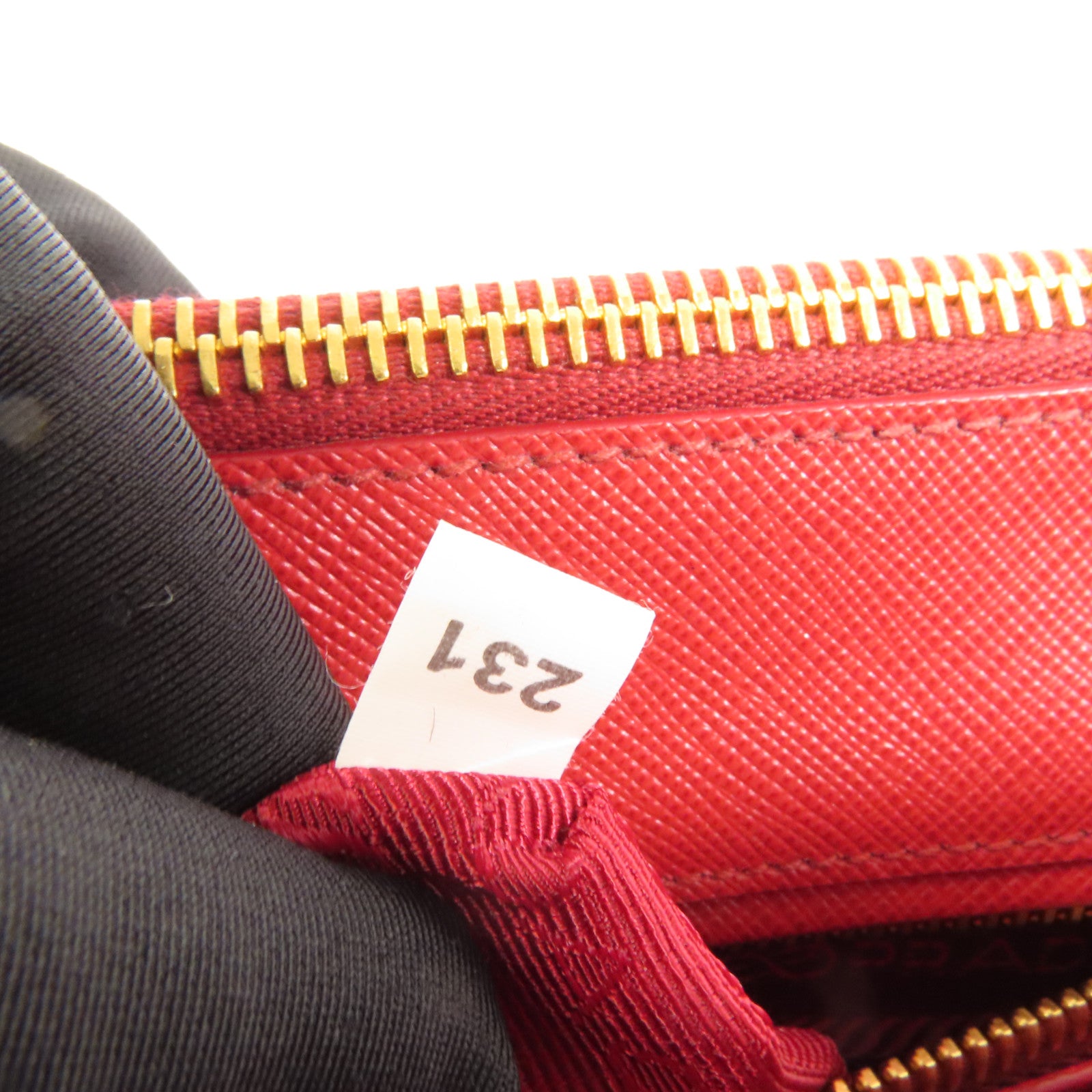 PRADA Saffiano皮革Shoulder Bag金扣手挽肩背兩用袋