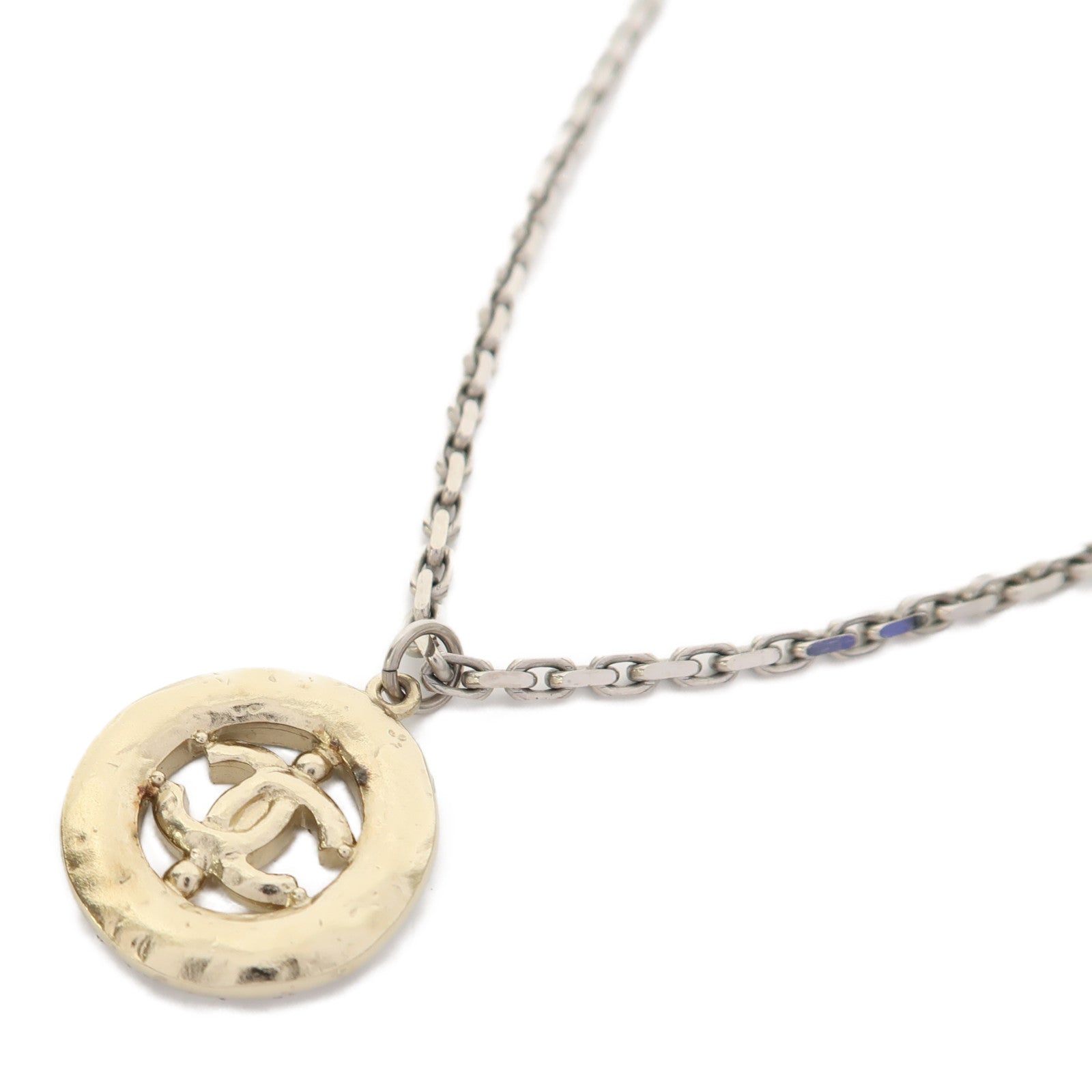 CHANEL 【激減優惠】金屬Necklace項鍊銀色