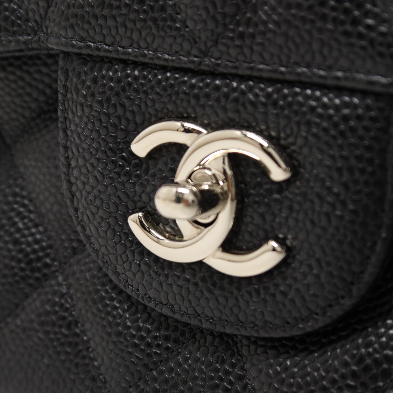 CHANEL 牛皮皮革Large Classic鏈帶肩背袋