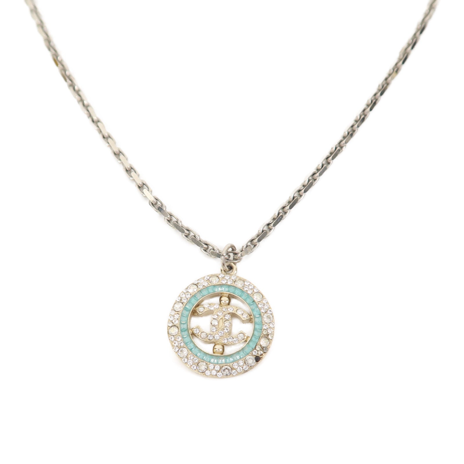 CHANEL 【激減優惠】金屬Necklace項鍊銀色