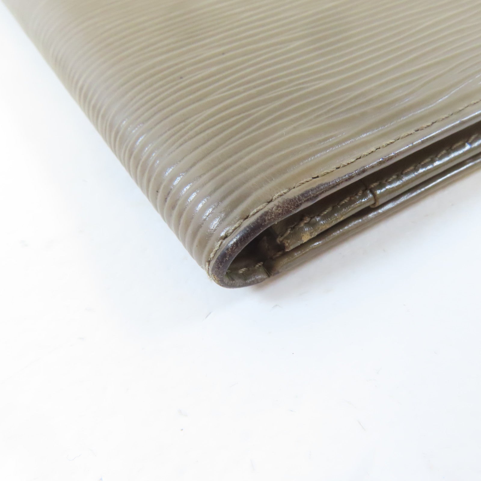 LOUIS VUITTON Epi Porte Cartes Credit "Poivre"長錢包啡色