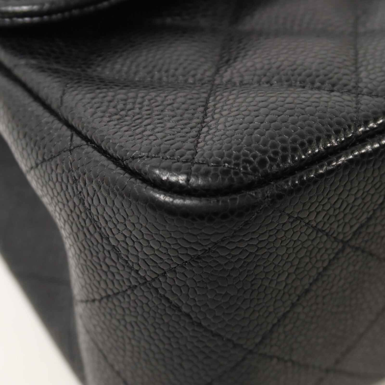 CHANEL 牛皮皮革Large Classic鏈帶肩背袋