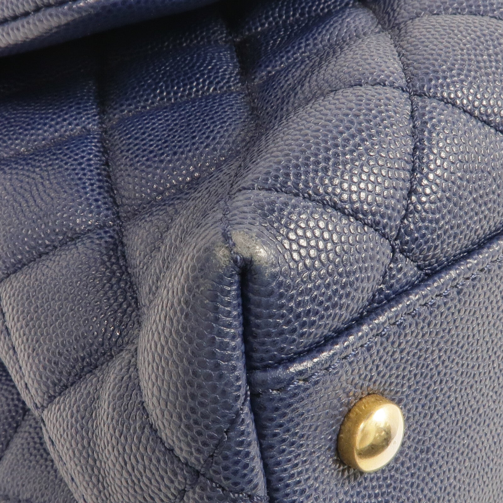 CHANEL 蜥蝪/牛皮皮革Coco Handle Medium金扣手挽肩背兩用袋