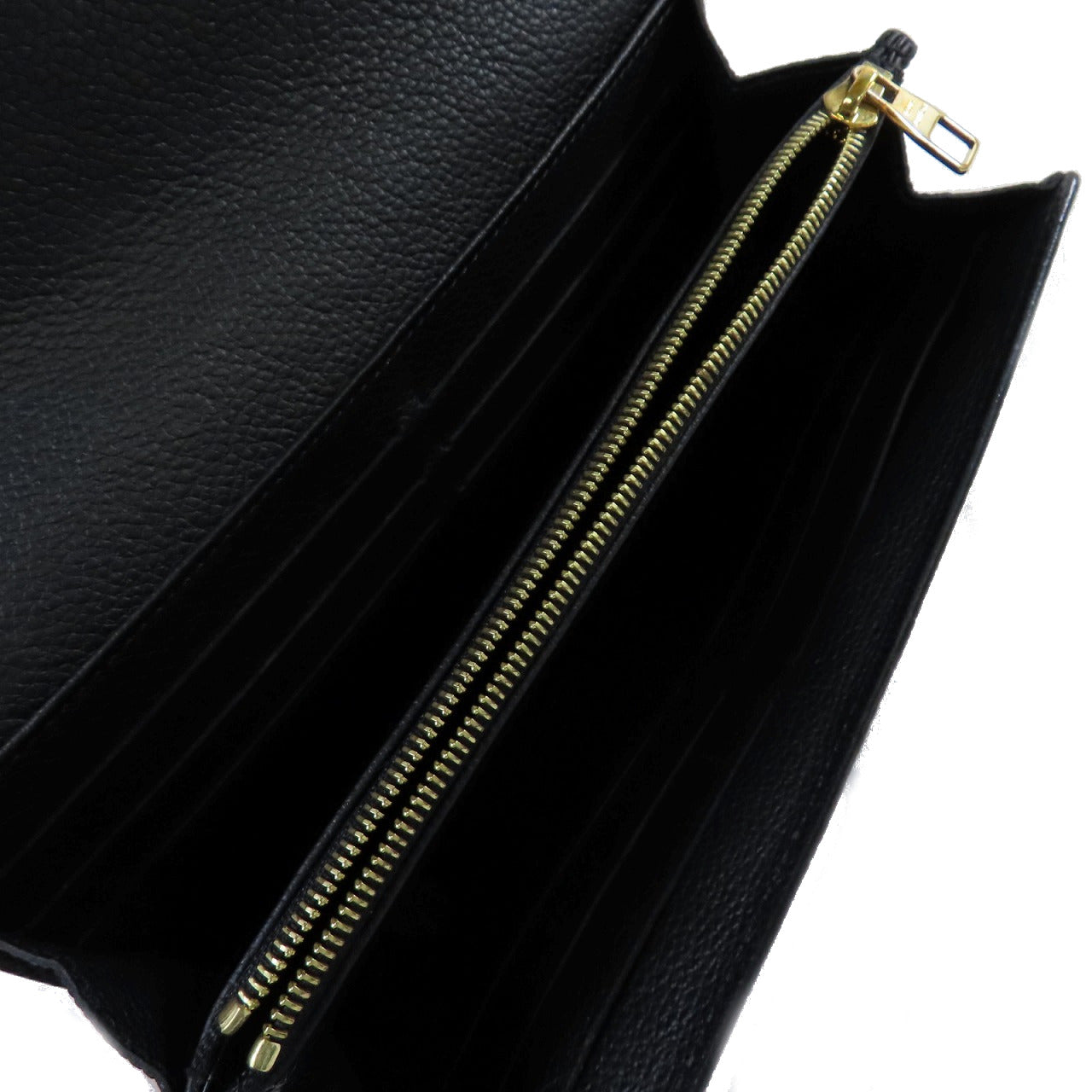 LOUIS VUITTON Monogram Empreinte Sarah Continental Long Wallet金扣長錢包黑色