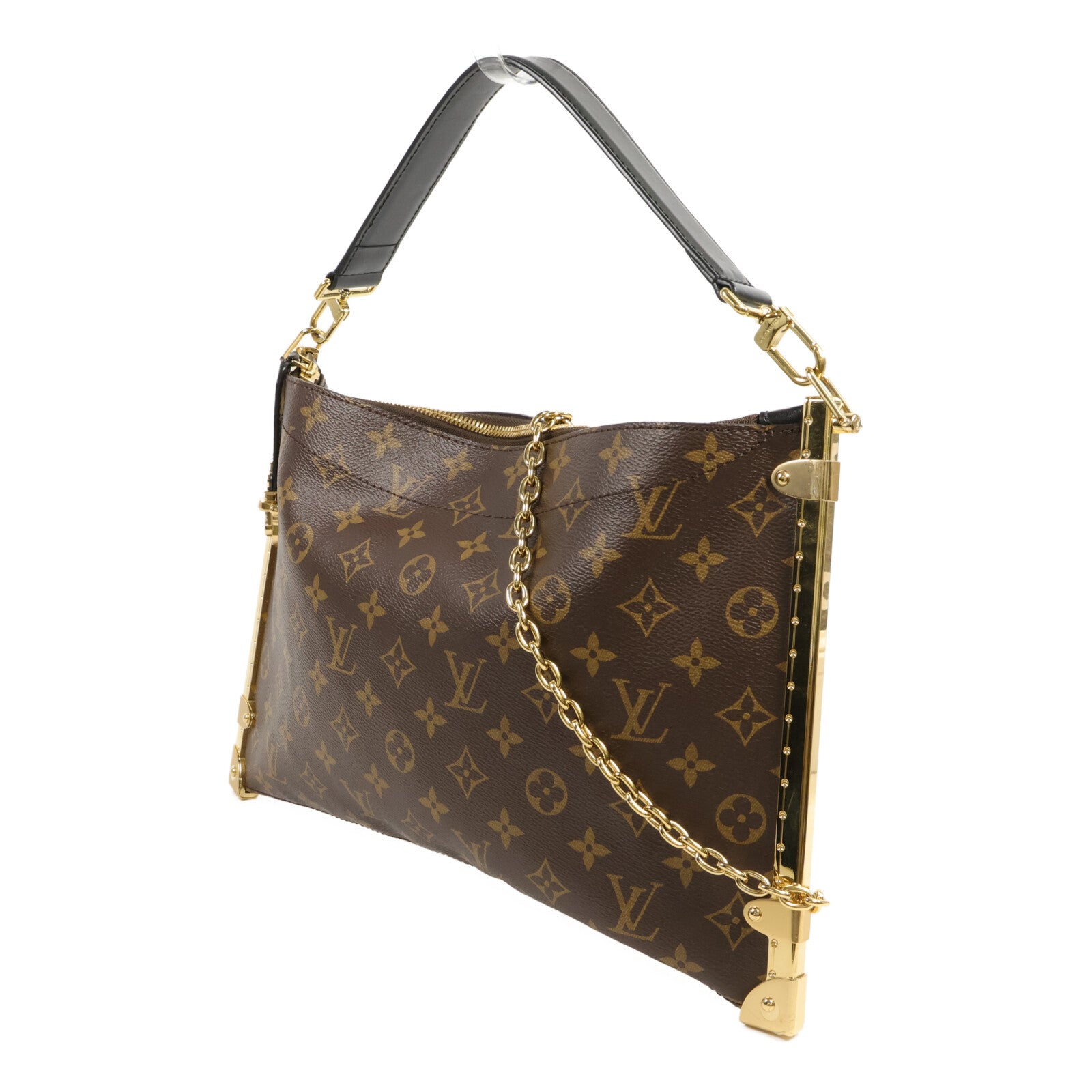 LOUIS VUITTON Monogram Lucky Trunk鏈帶肩背袋