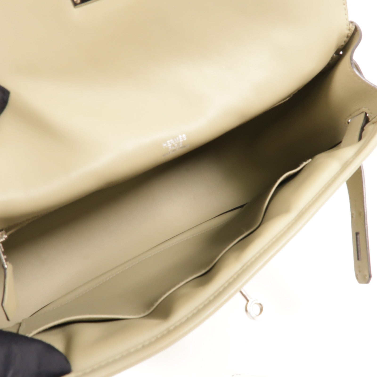 HERMES Swift皮革Berline 28肩背袋Sauge