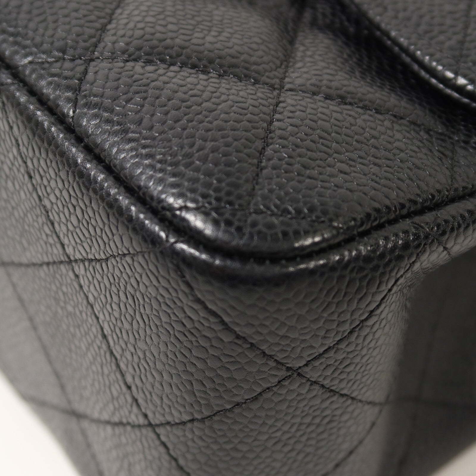 CHANEL 牛皮皮革Large Classic鏈帶肩背袋