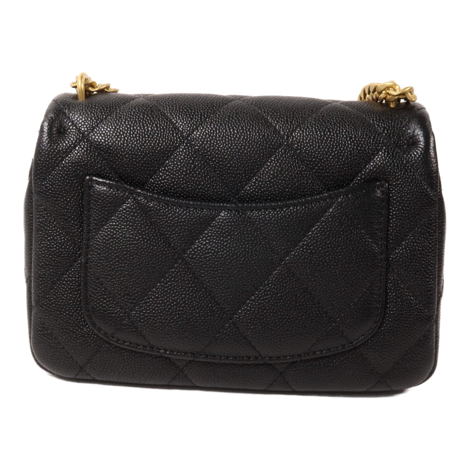 CHANEL 牛皮皮革Chain Shoulder鏈帶肩背袋