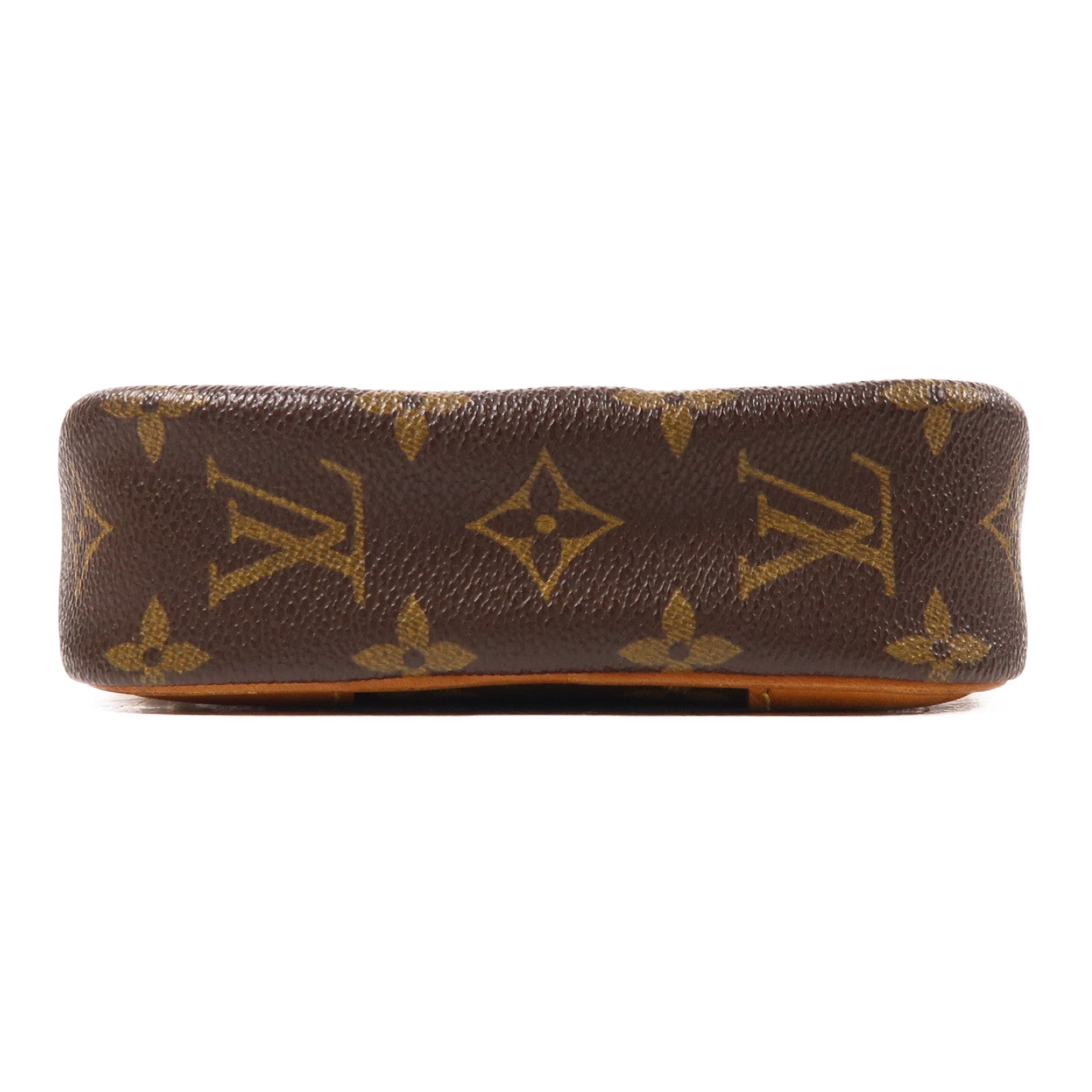 LOUIS VUITTON Monogram Danube金扣肩背袋棕色