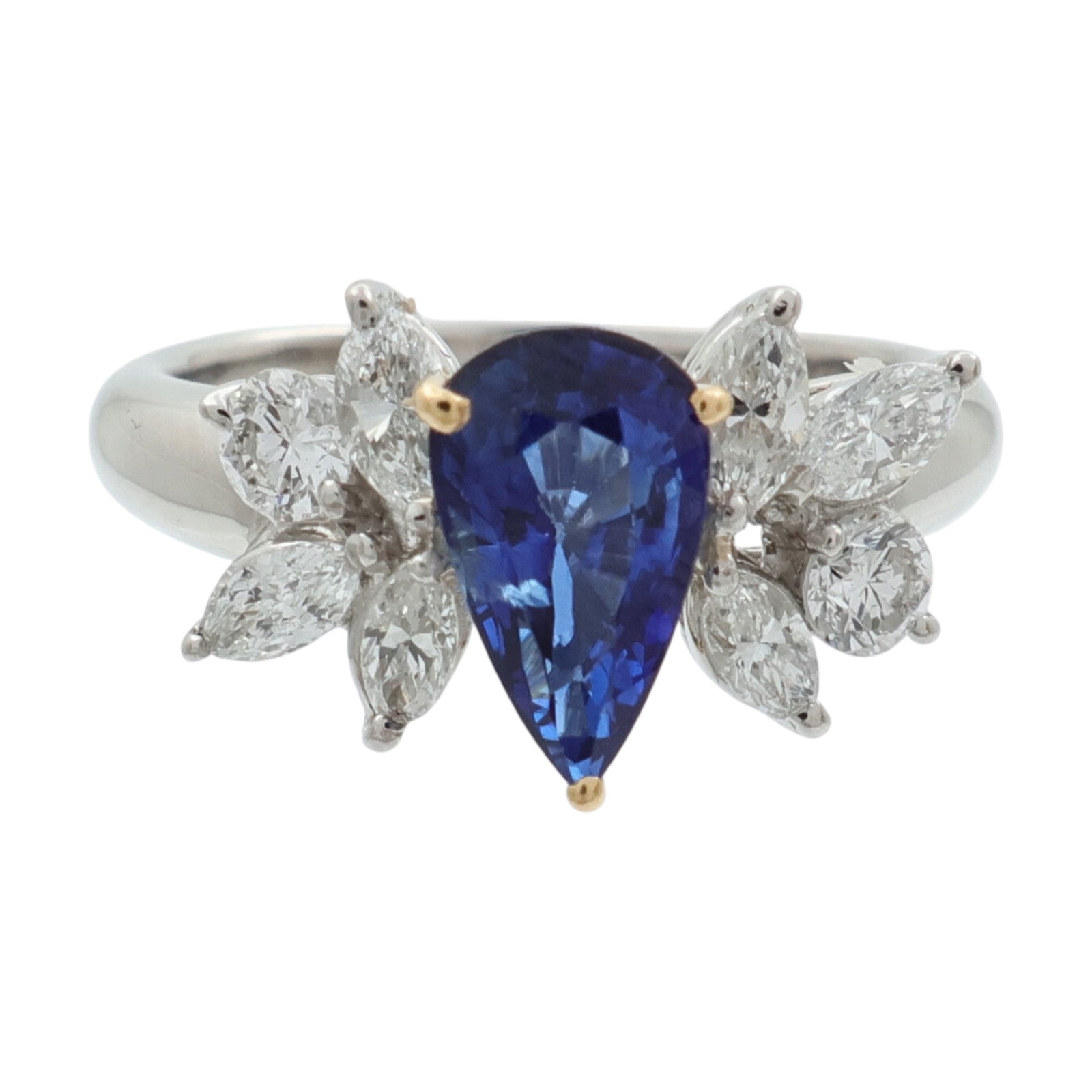 JEWELRY 18K白金/PT900鉑金/藍寶石Sapphire鑽石項鍊