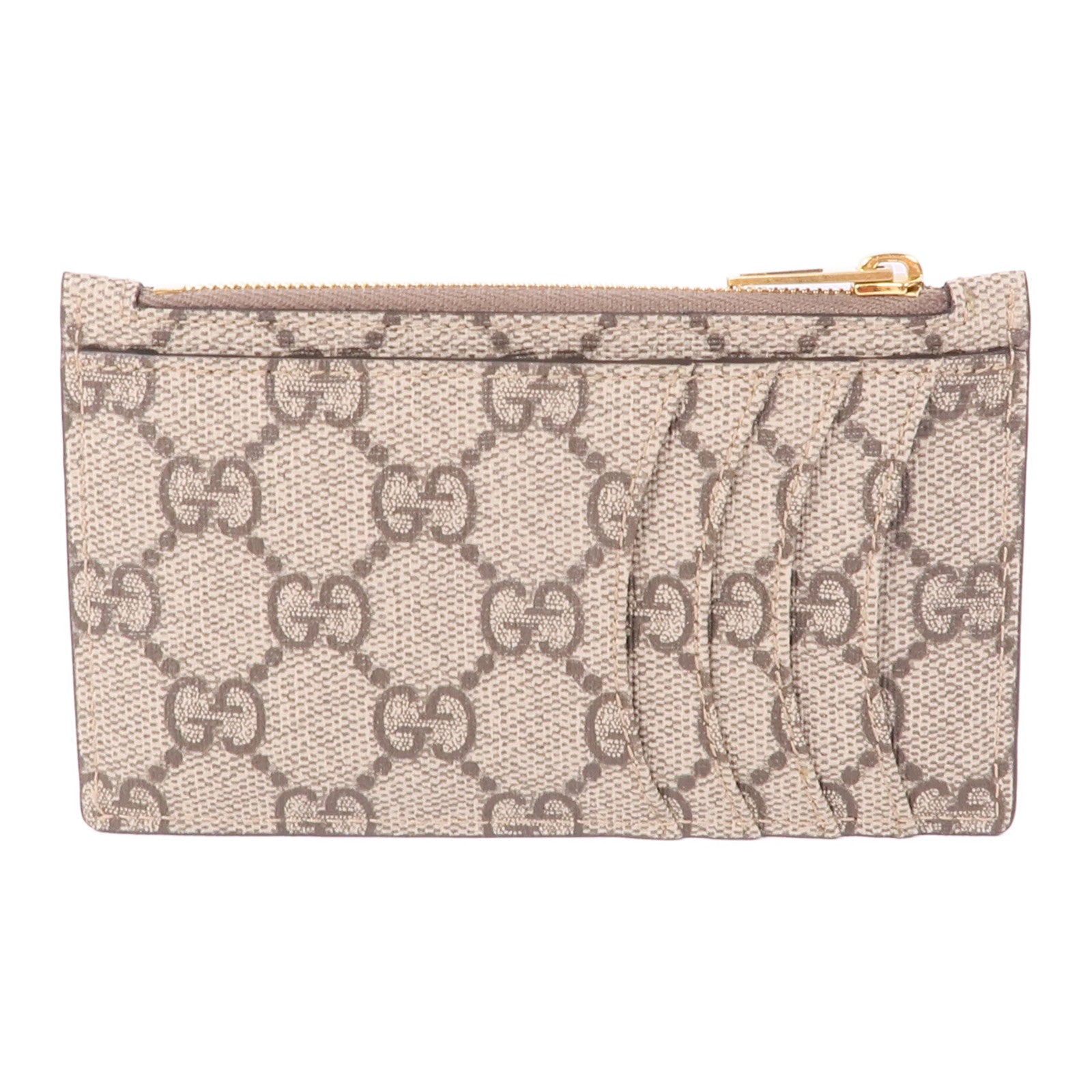 GUCCI 塗層帆布Gucci x Balenciaga Card Case金扣卡片套