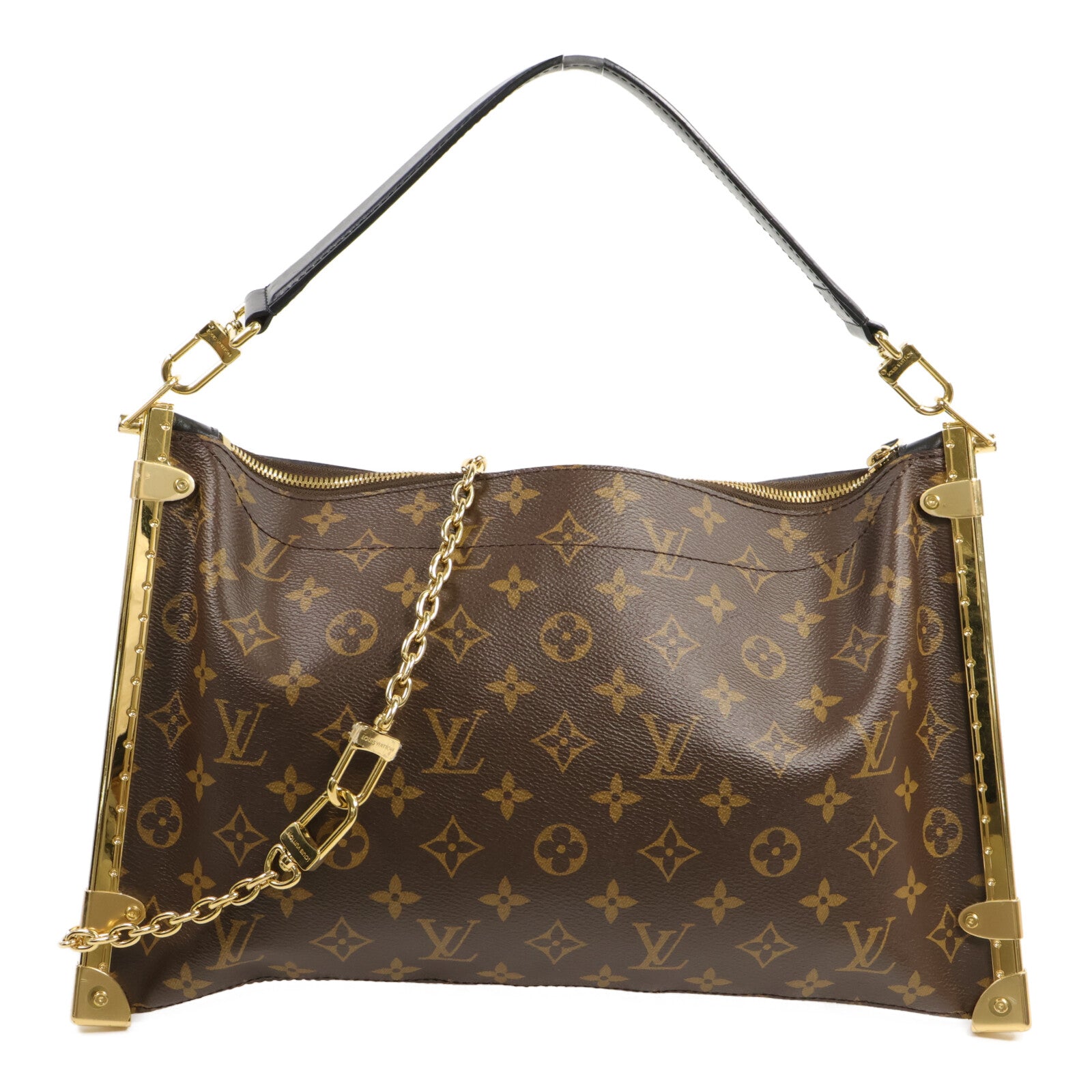 LOUIS VUITTON Monogram Lucky Trunk鏈帶肩背袋