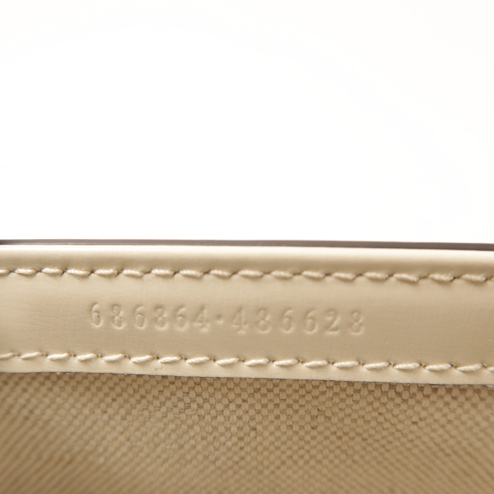 GUCCI 牛皮皮革Bamboo 1947金扣手挽肩背兩用袋