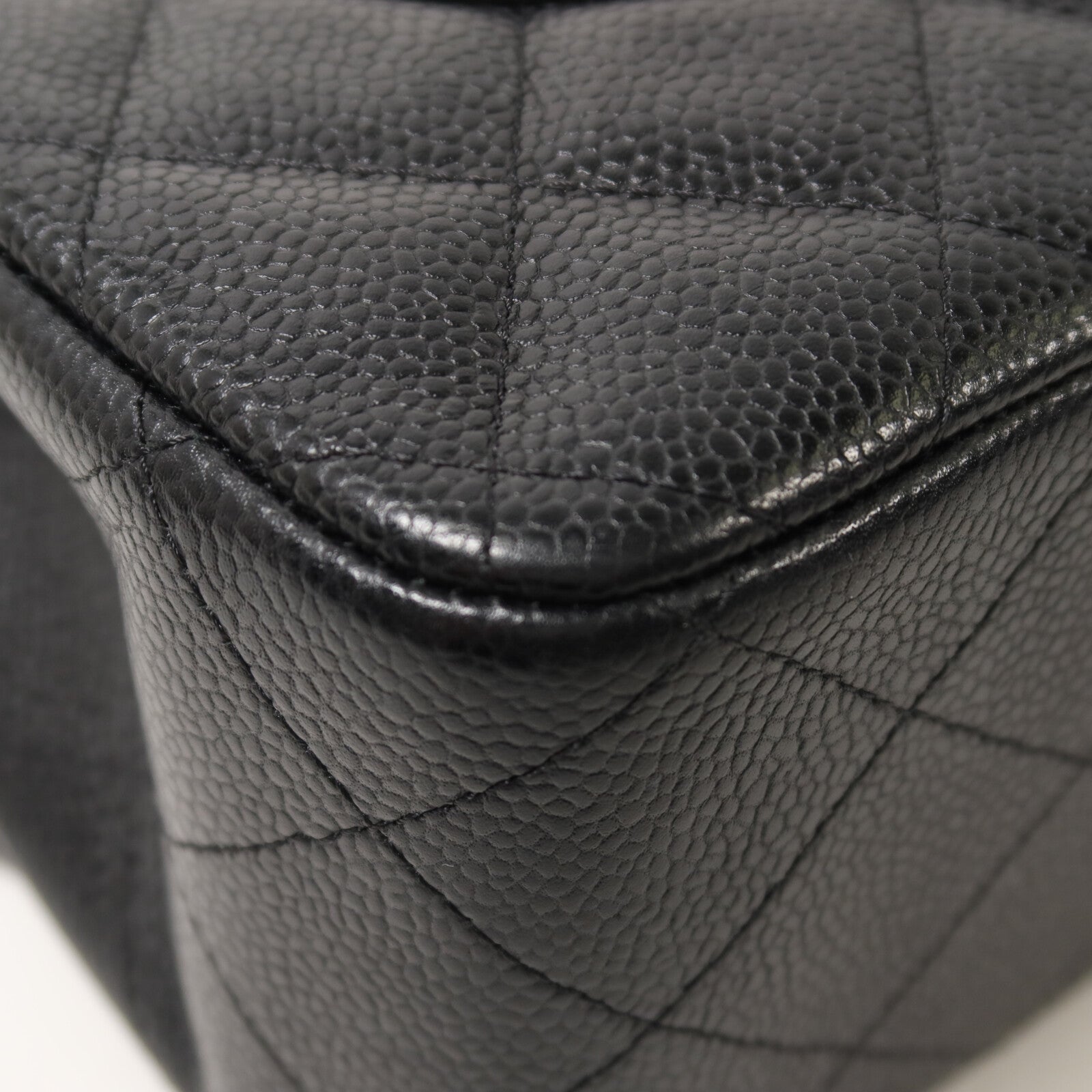 CHANEL 牛皮皮革Large Classic鏈帶肩背袋