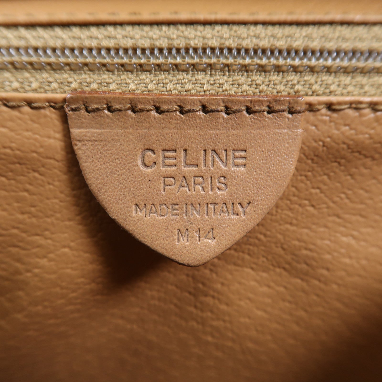 CELINE 塗屠帆布Vintage 2 Way Shoulder金扣手挽肩背兩用袋