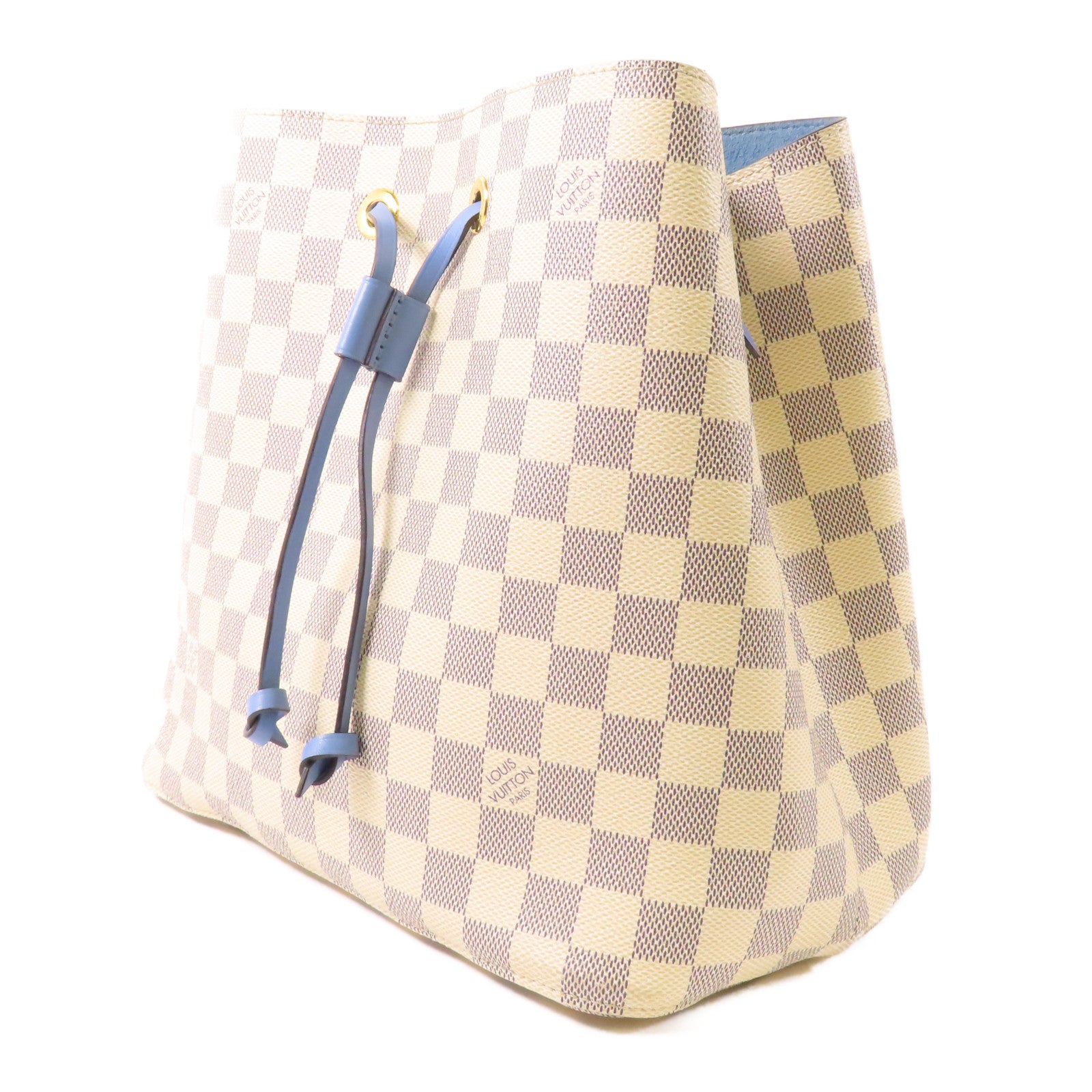 LOUIS VUITTON Damier Azur Neo Noe金扣肩背袋