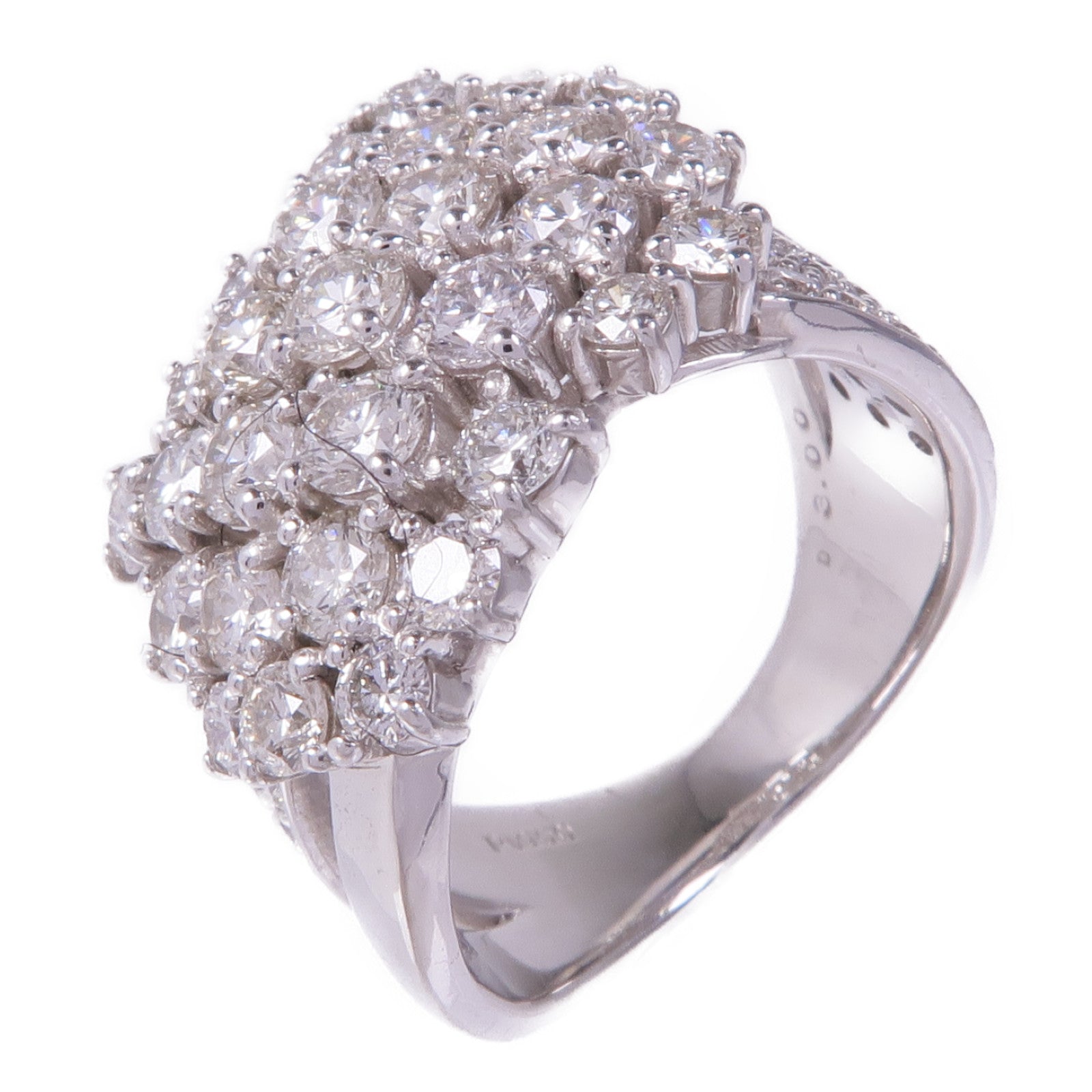 JEWELRY 【激減優惠】PT900鉑金Diamond Ring鑽石戒指US#6