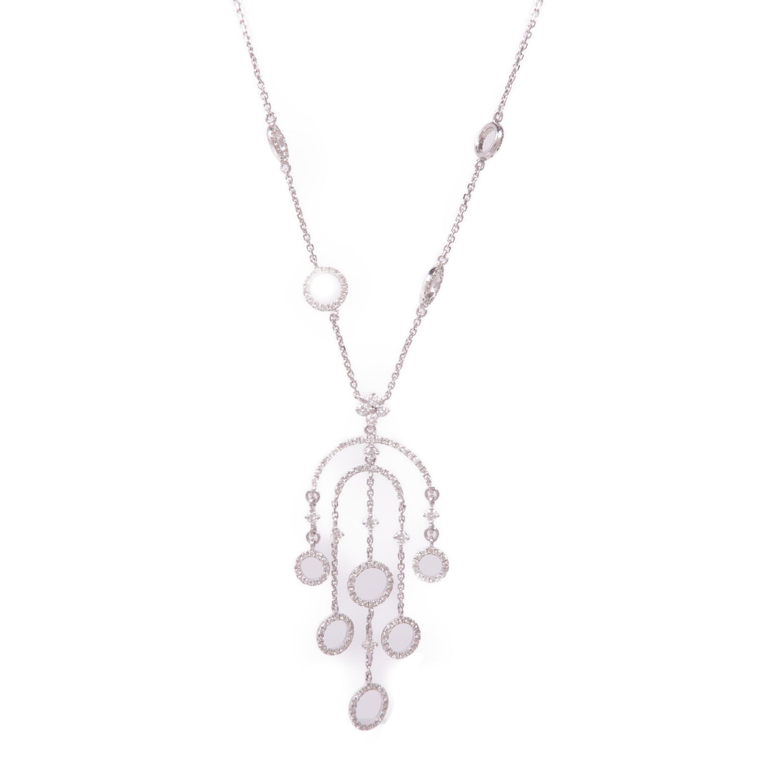 JEWELRY 18K白金Diamond Necklace鑽石項鍊