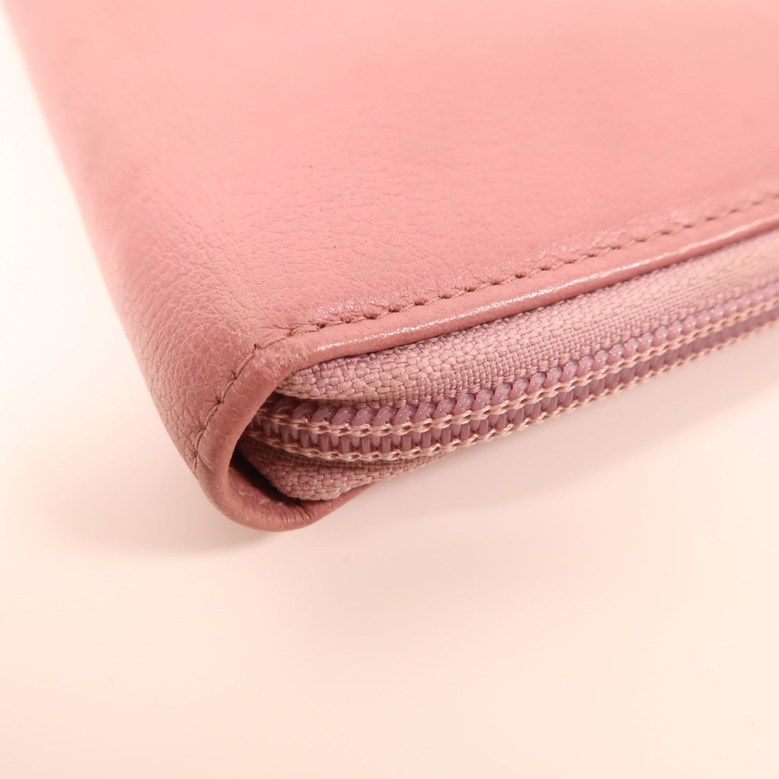 CHANEL 牛皮皮革Zipper Long Wallet長錢包