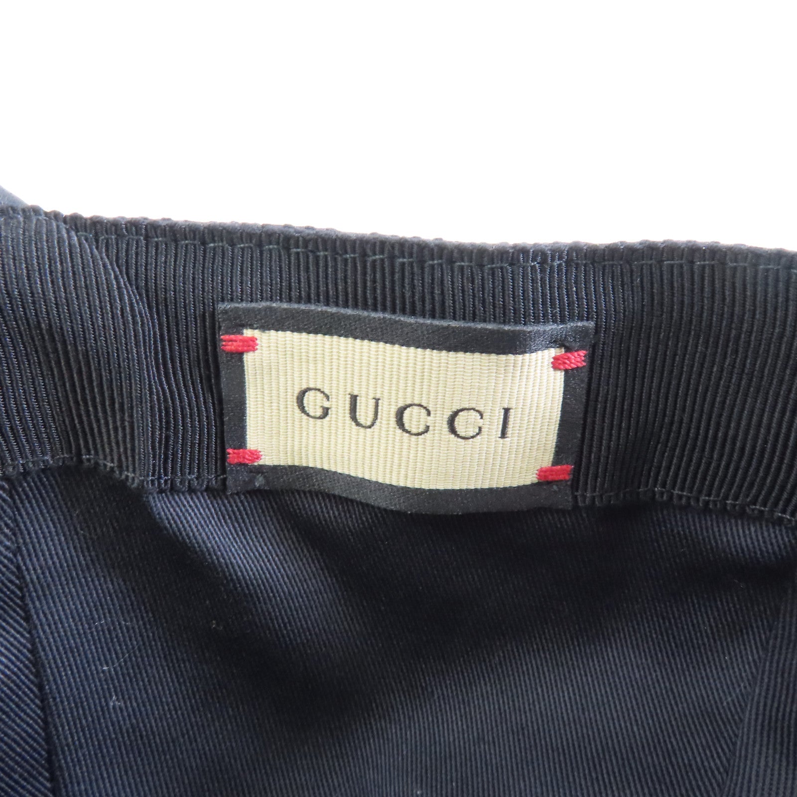 GUCCI 【激減優惠】帆布Cap帽子黑色