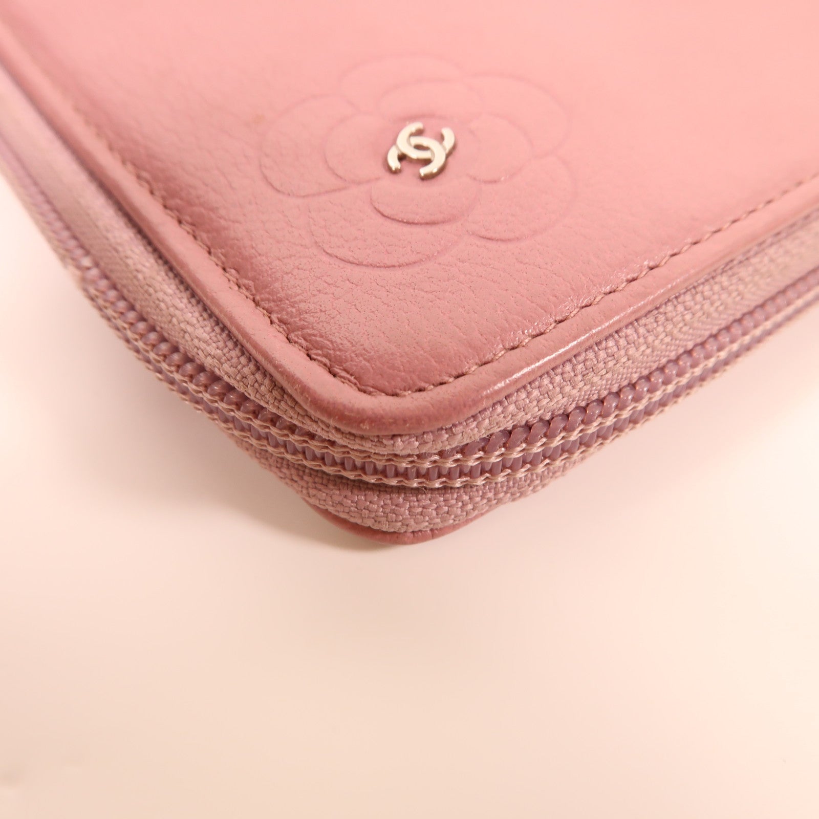 CHANEL 牛皮皮革Zipper Long Wallet長錢包